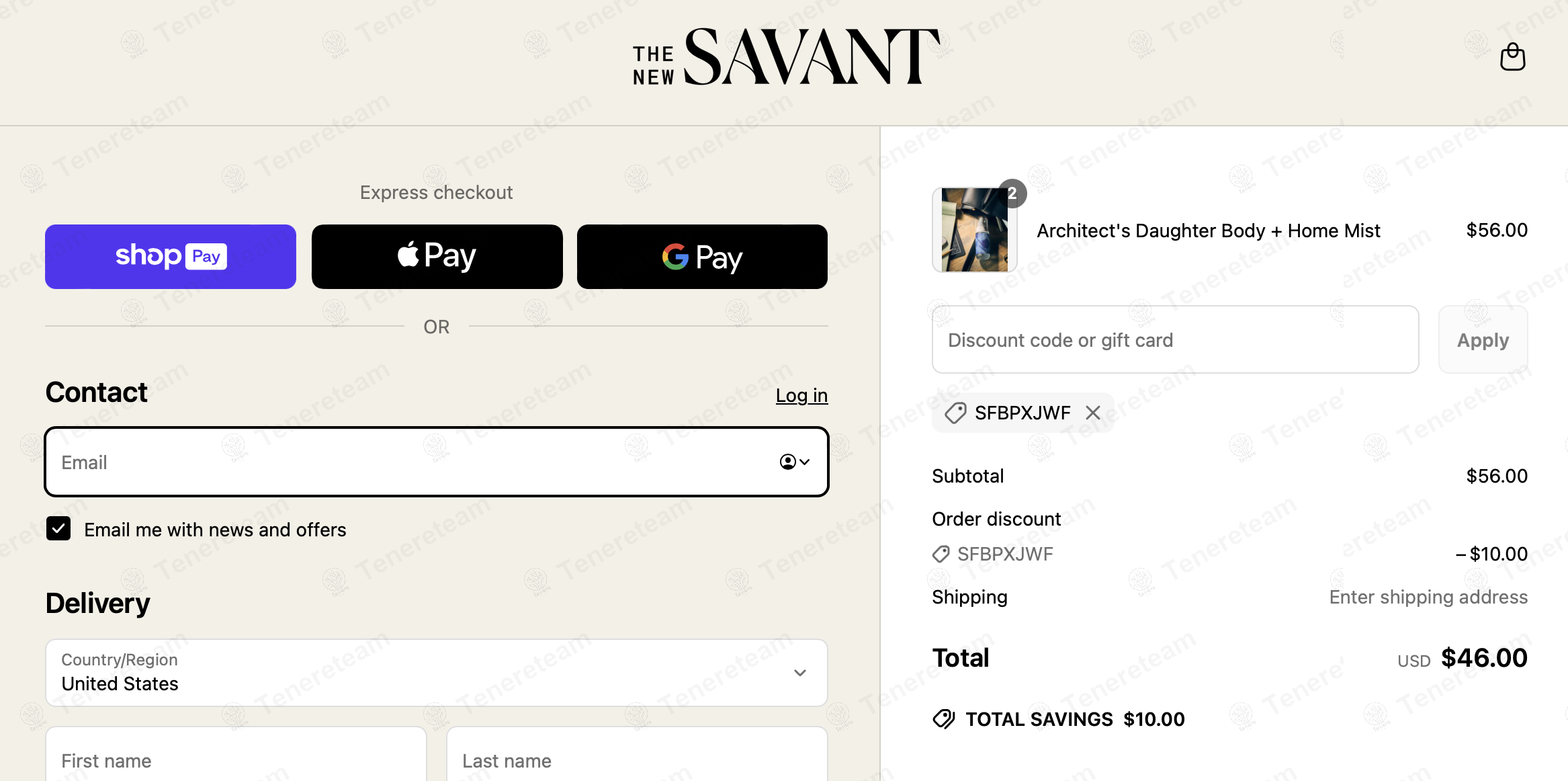 THE NEW SAVANT coupon code: $10 off with SFBPXJWF. Tested and valid as 1 year ago.
