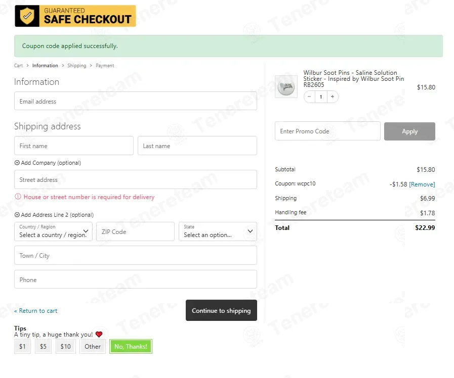 Wilbur Soot Merch coupon code: 10% off with wcpc10. Tested and valid as 3 months ago.