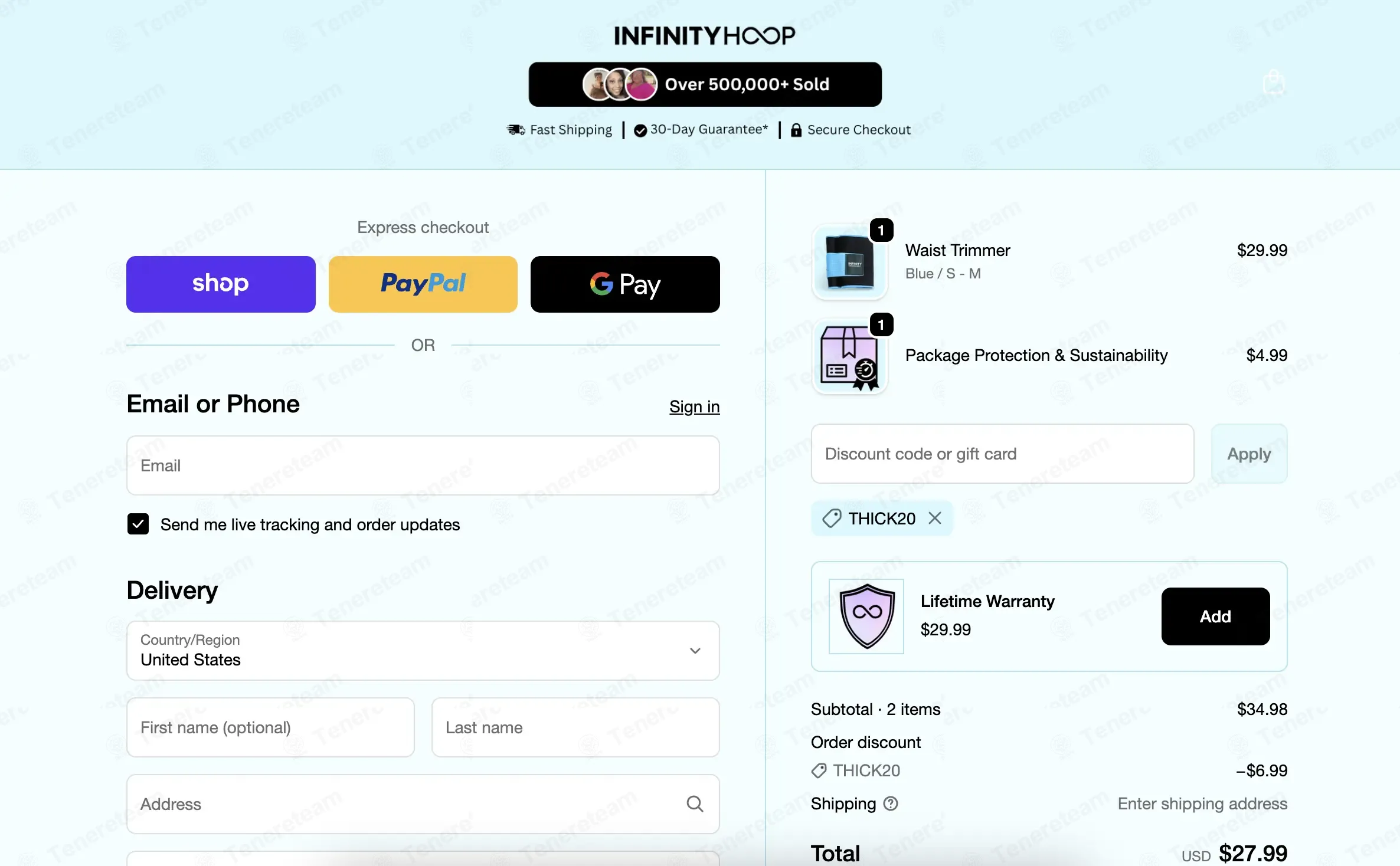 Infinity Hoop coupon code: 20% off with THICK20. Tested and valid as 1 week ago.