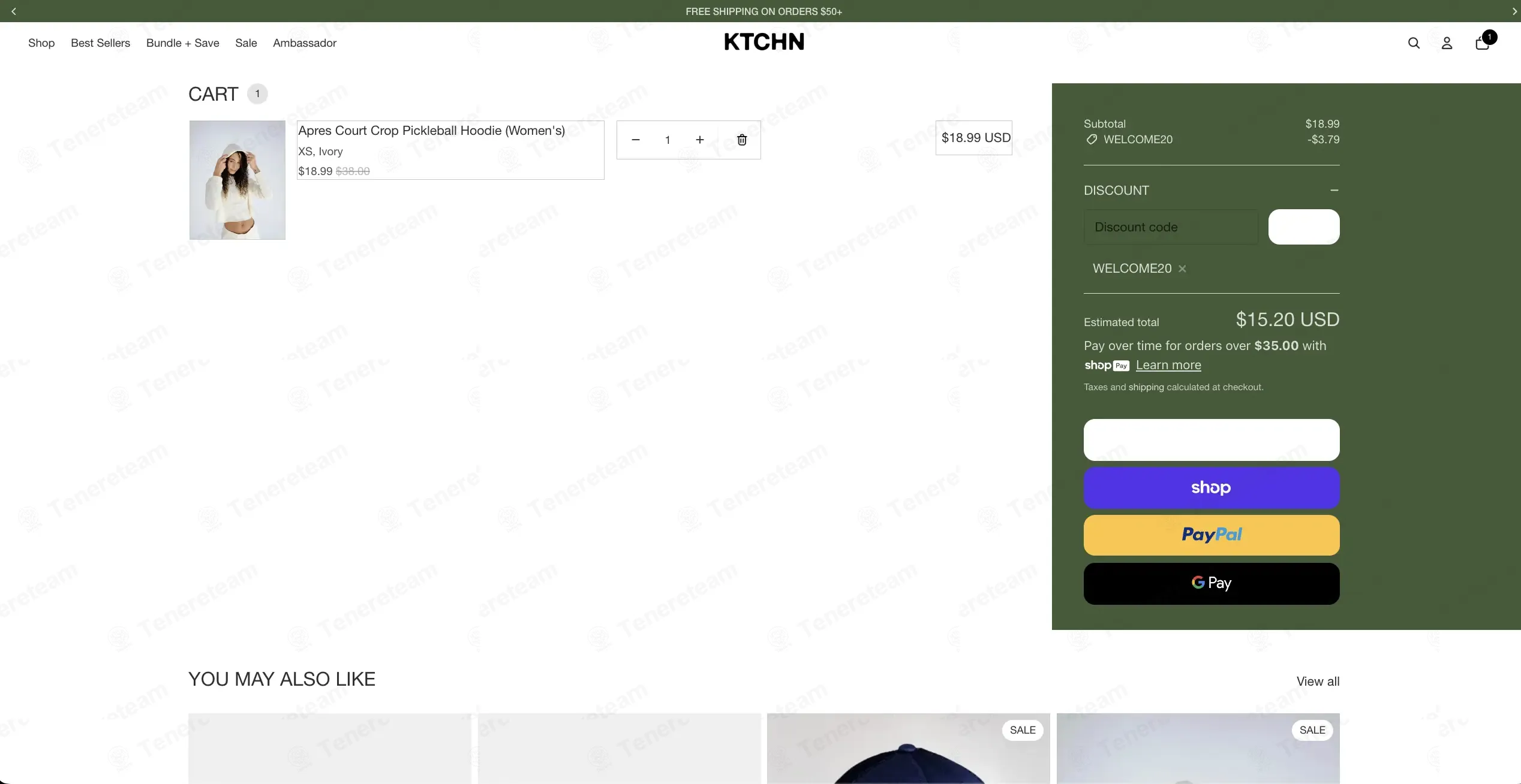 Shop KTCHN coupon code: 20% off with WELCOME20. Tested and valid as 3 weeks ago.