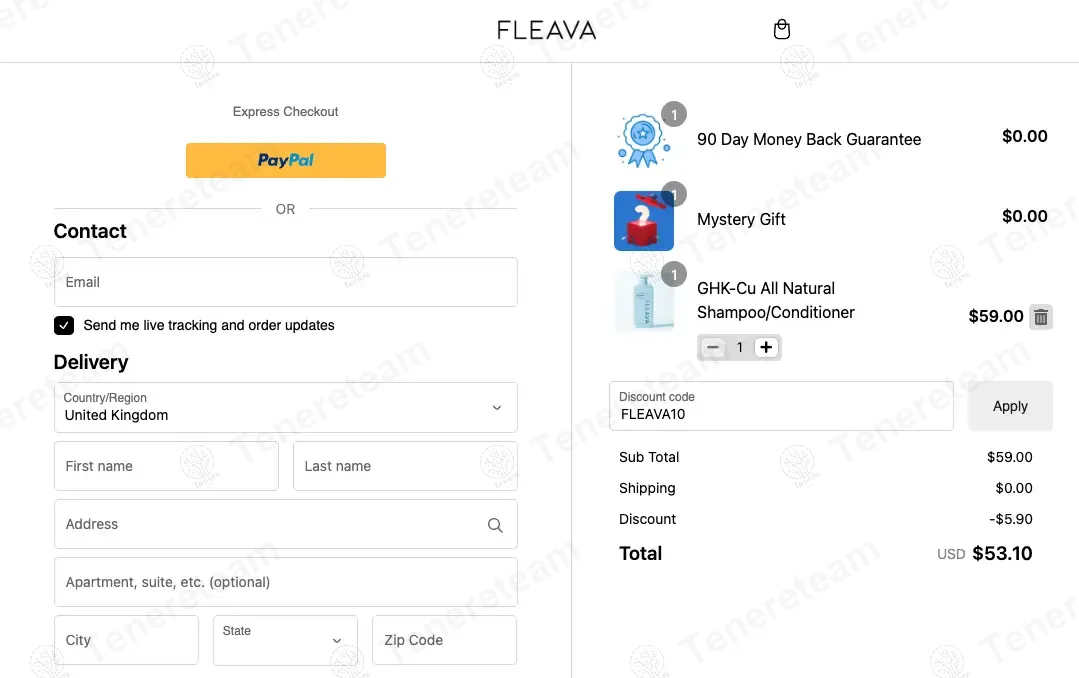 Fleava coupon code: 10% off with FLEAVA10. Tested and valid as 1 year ago.