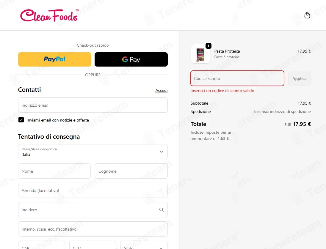 Clean Foods IT coupon code: 10% off with SAVE10. Tested and valid as 4 months ago.