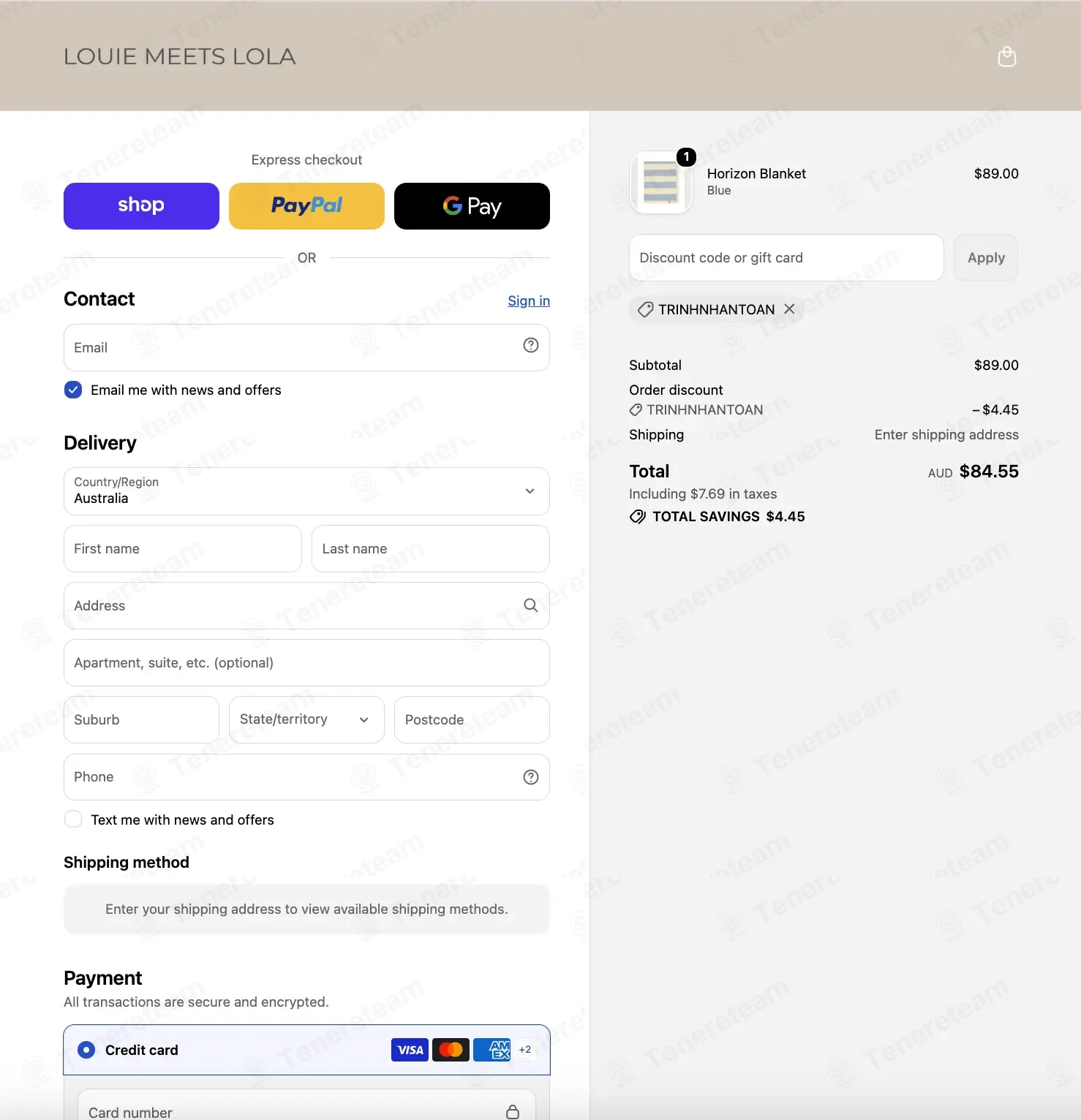 Louie Meets Lola coupon code: 5% off with TRINHNHANTOAN. Tested and valid as 20 hours ago.