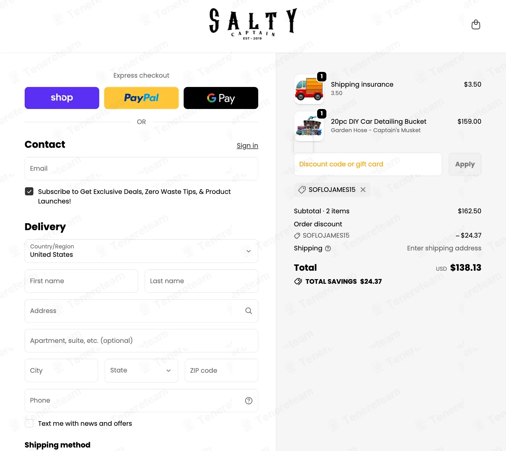 Salty Captain US coupon code: 15% off with SOFLOJAMES15. Tested and valid as 7 months ago.