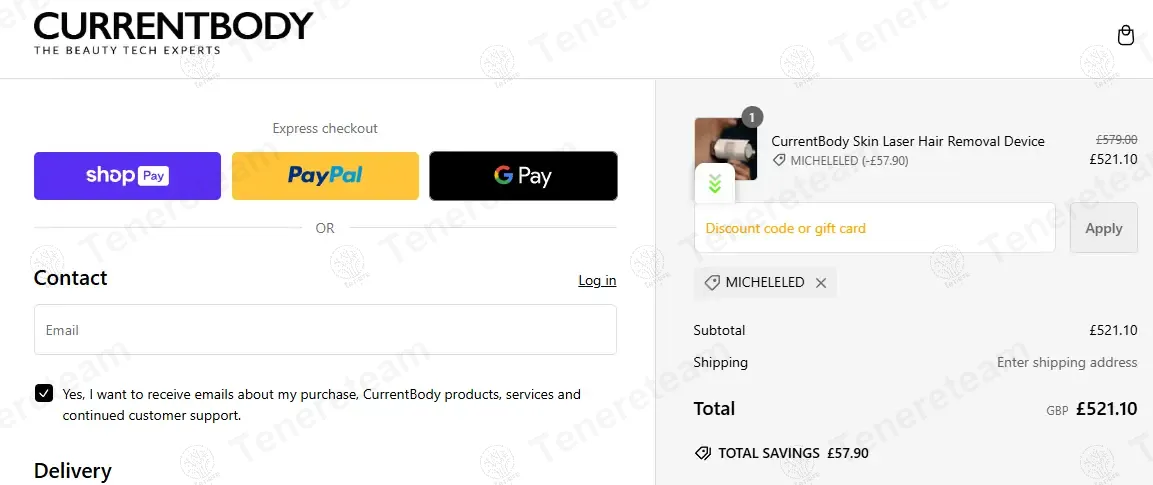 CurrentBody coupon code: 10% off with MICHELELED. Tested and valid as 1 year ago.