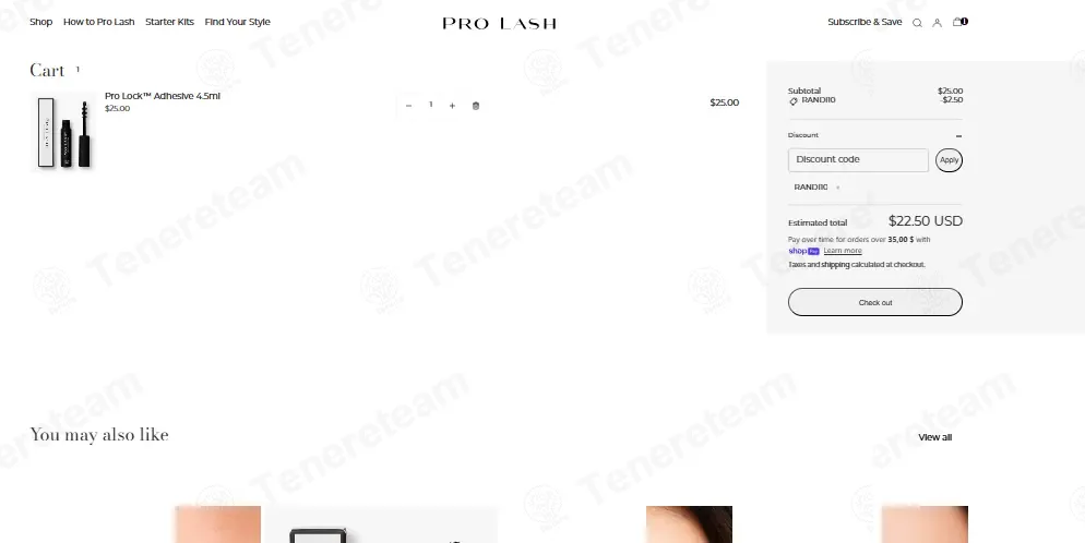 Pro Lash coupon code: 10% off with RANDI10. Tested and valid as 3 months ago.