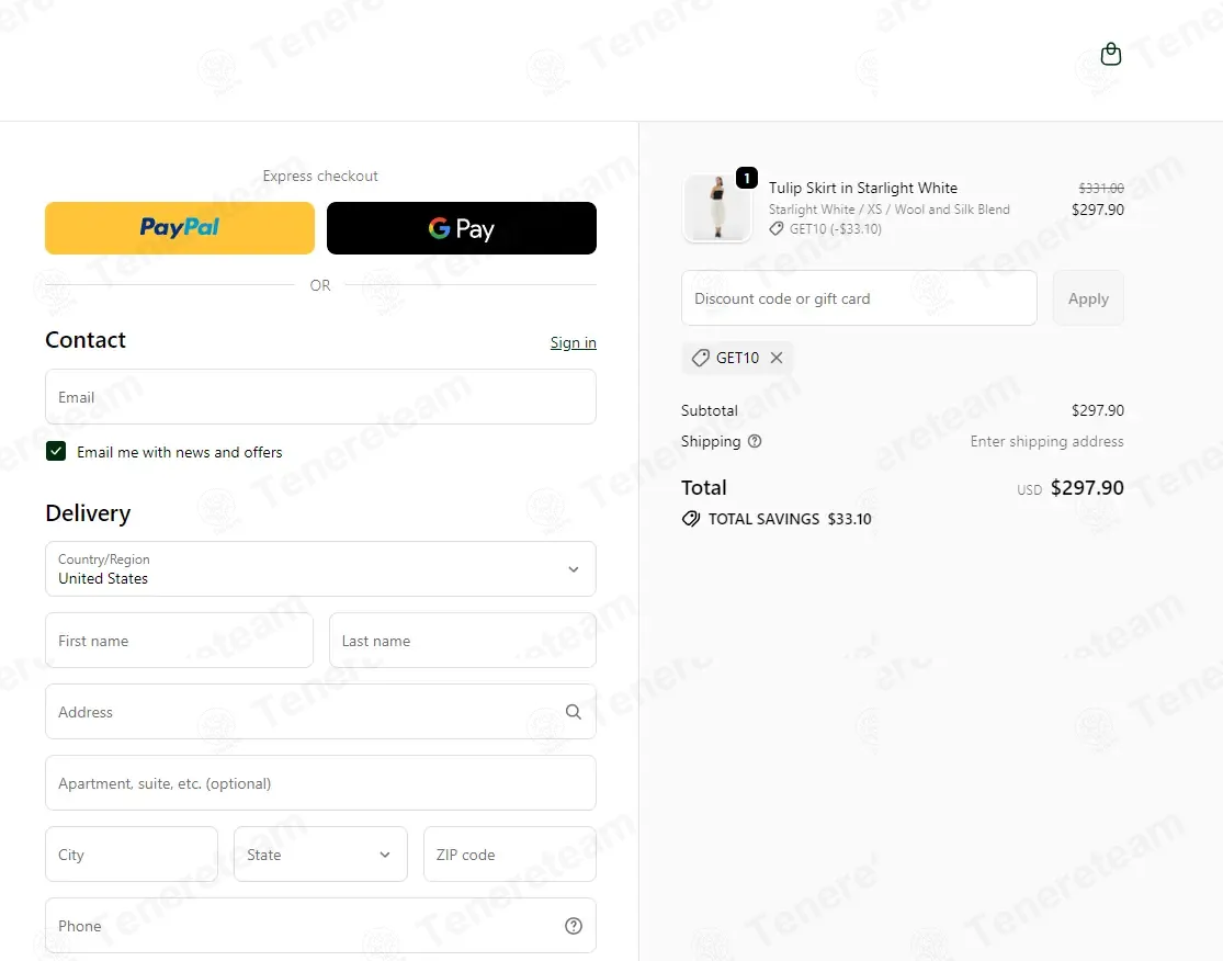 Alas Silk coupon code: 10% off with GET10. Tested and valid as 6 days ago.