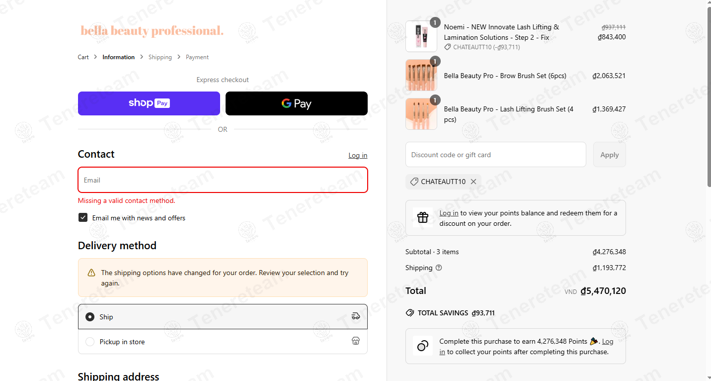 Bella Beauty Professional coupon code: 10% off with CHATEAUTT10. Tested and valid as 1 year ago.