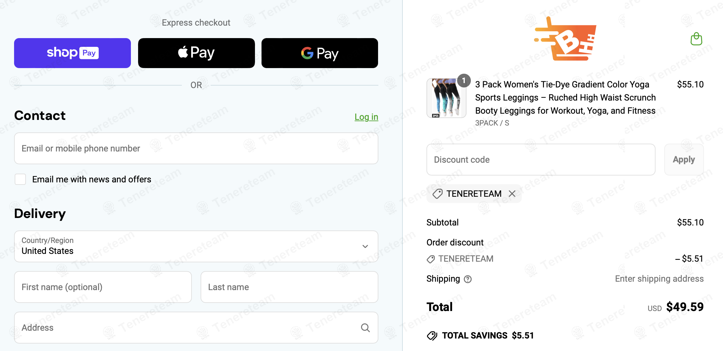 BHH Shop coupon code: 10% off with TENERETEAM. Tested and valid as 1 year ago.