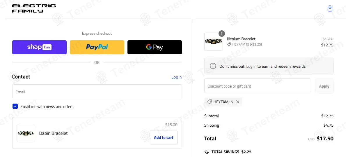 Electric Family coupon code: 15% off with HEYFAM15. Tested and valid as 1 year ago.
