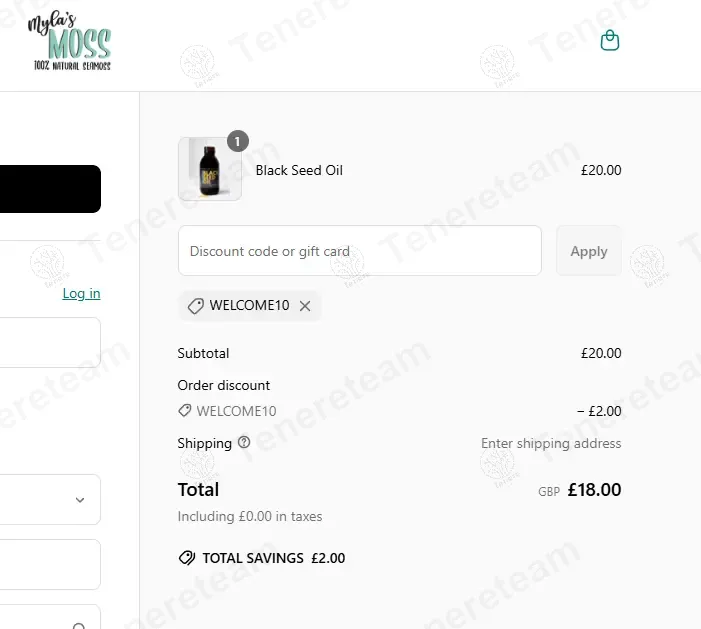 Mylas Moss coupon code: 10% off with WELCOME10. Tested and valid as 1 year ago.