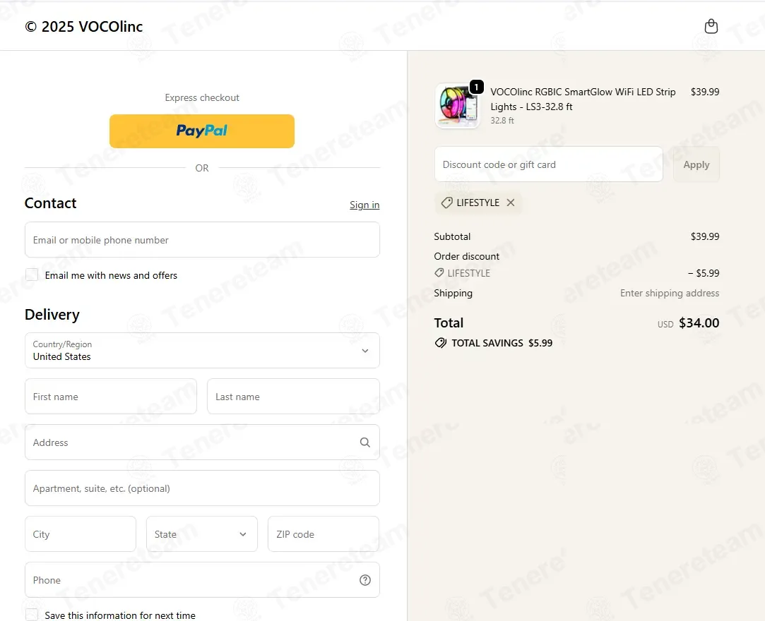 VOCOlinc coupon code: 15% off with LIFESTYLE. Tested and valid as 1 month ago.