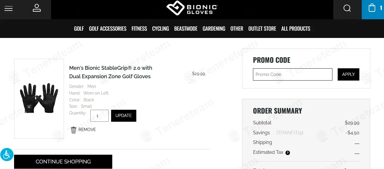 Bionic coupon code: 15% off with TITANFIT15. Tested and valid as 1 year ago.