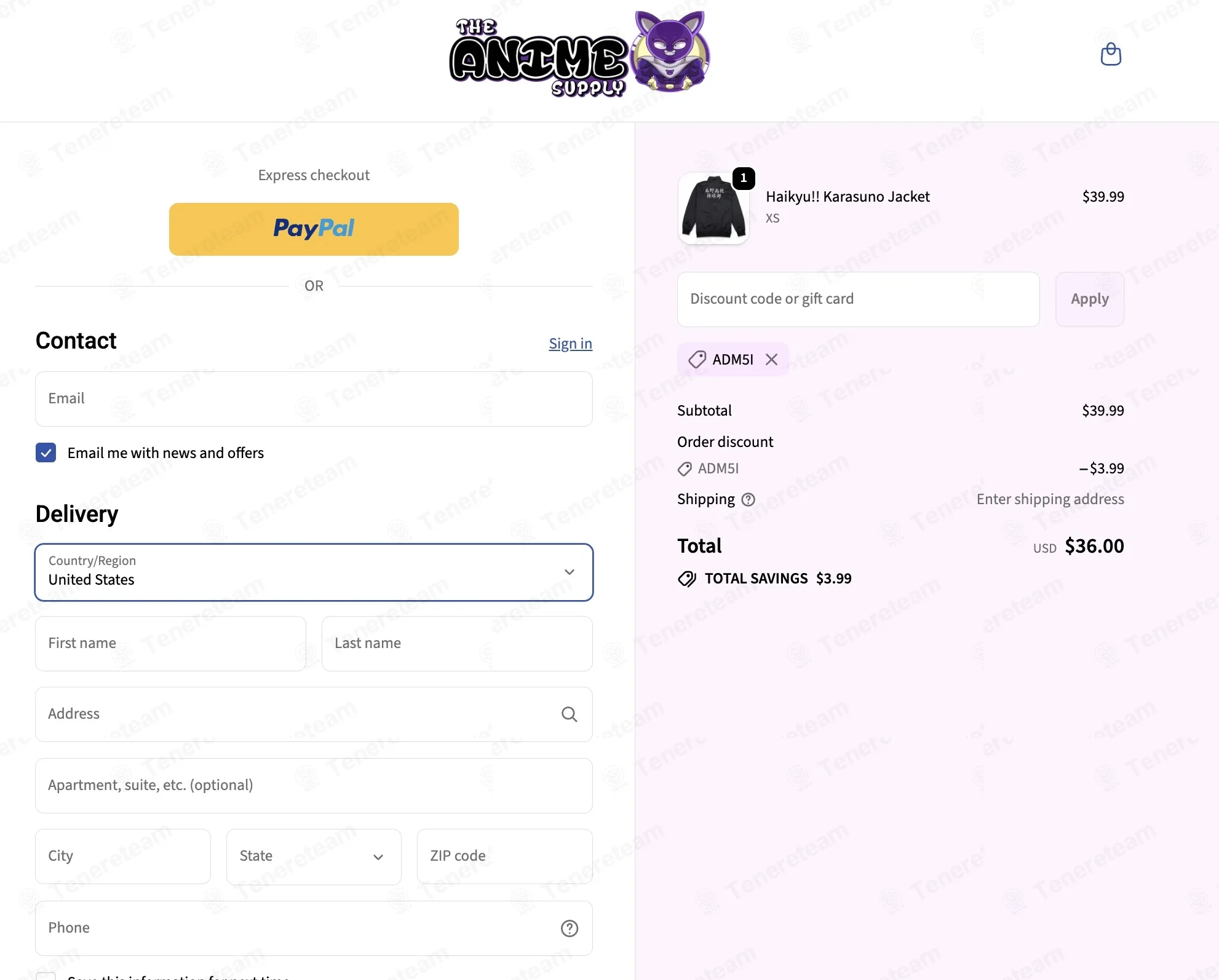 The Anime Supply coupon code: 10% off with ADM5I. Tested and valid as 1 week ago.