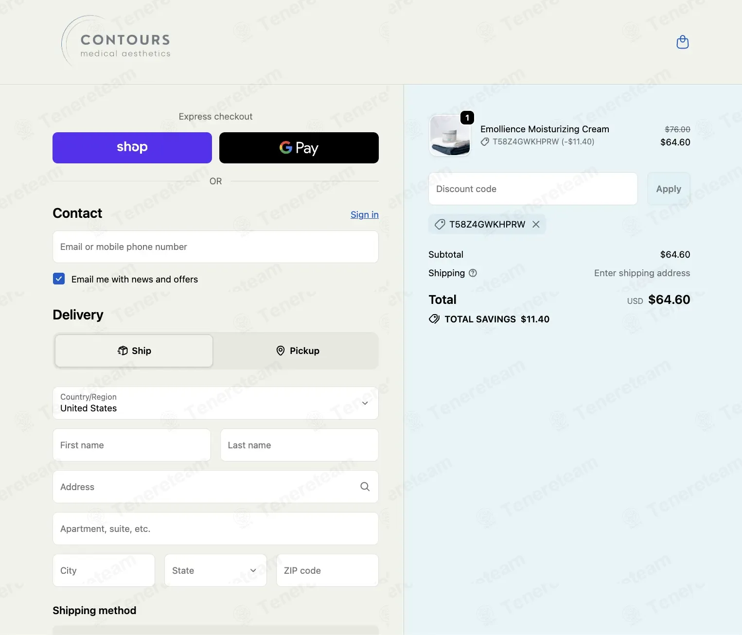 Contours Medical Aesthetics coupon code: 15% off with T58Z4GWKHPRW. Tested and valid as 1 week ago.