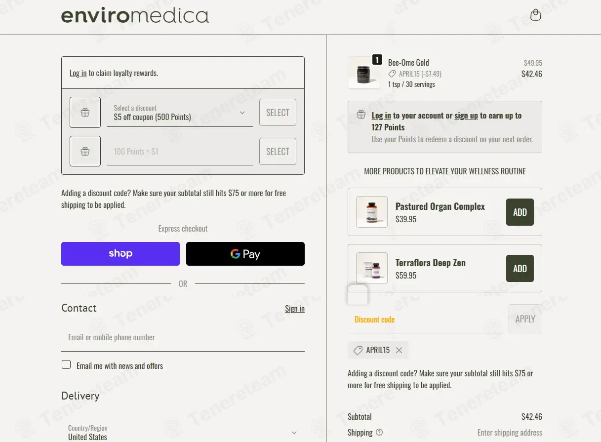 Enviromedica coupon code: 15% off with APRIL15. Tested and valid as 1 week ago.