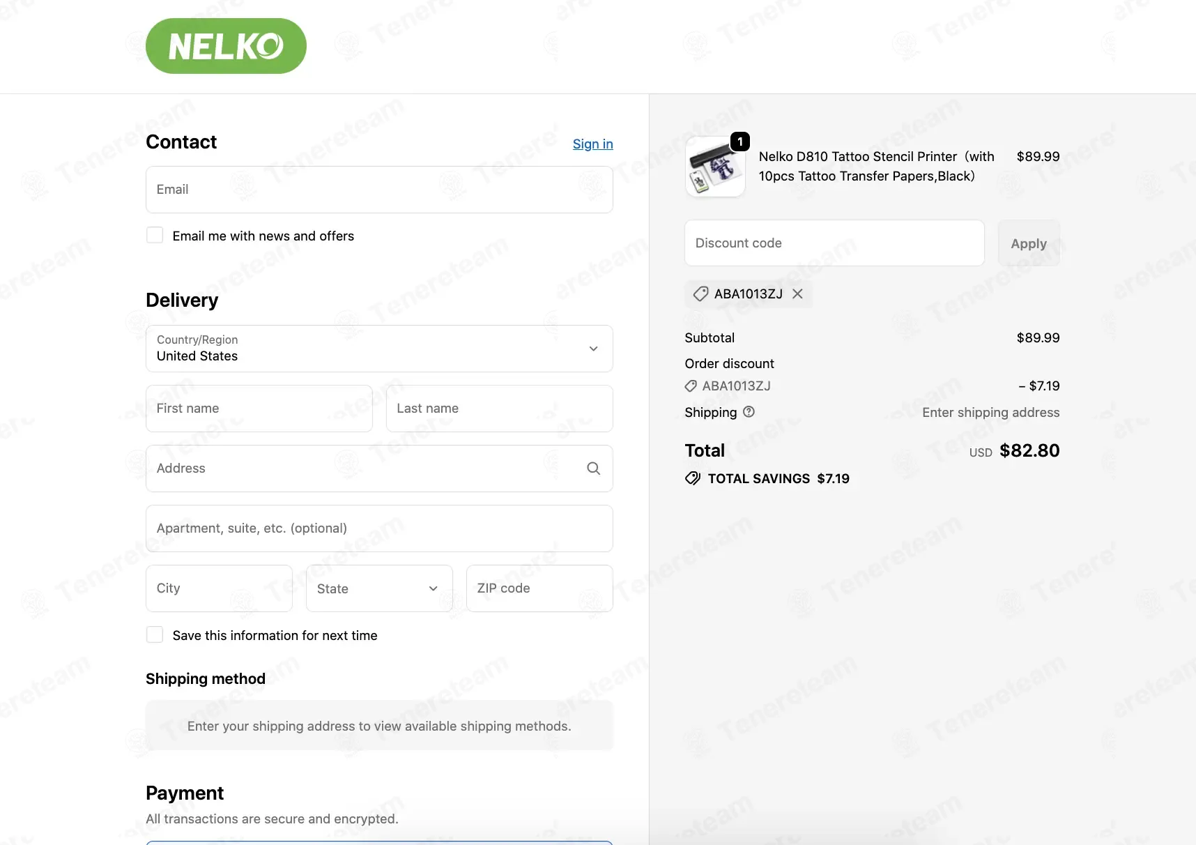 Nelko apply coupon code