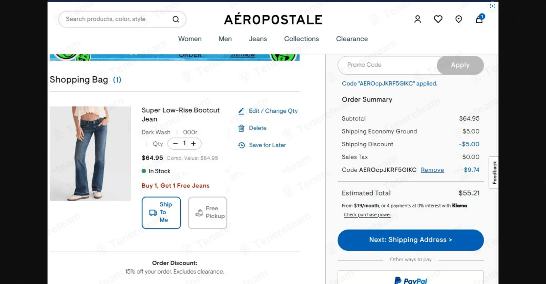 Aeropostale coupon code: Sale off with AEROcpJKRF5GIKC. Tested and valid as 5 days ago.