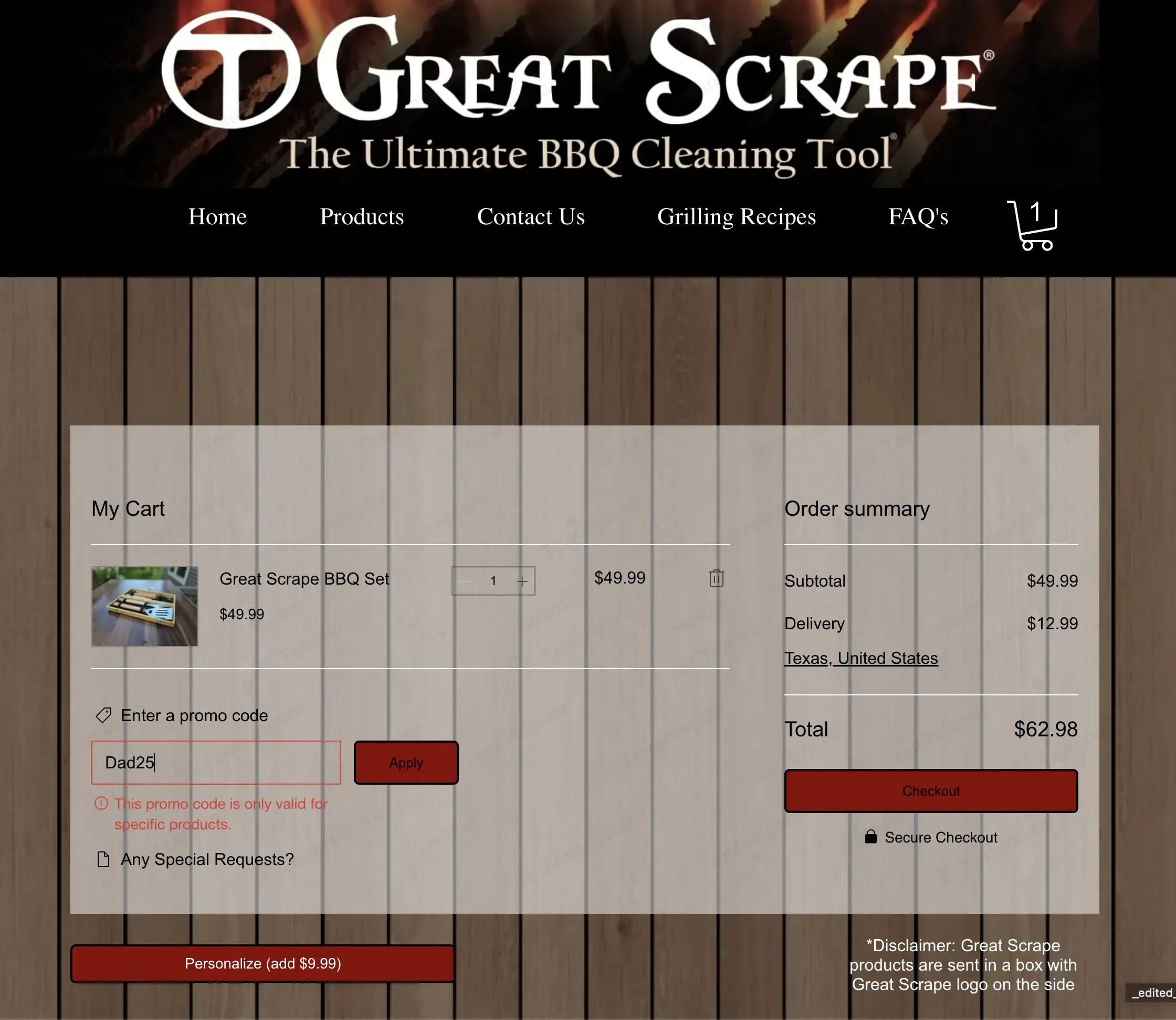 The Great Scrape coupon code: Sale off with Dad25. Tested and valid as 1 month ago.