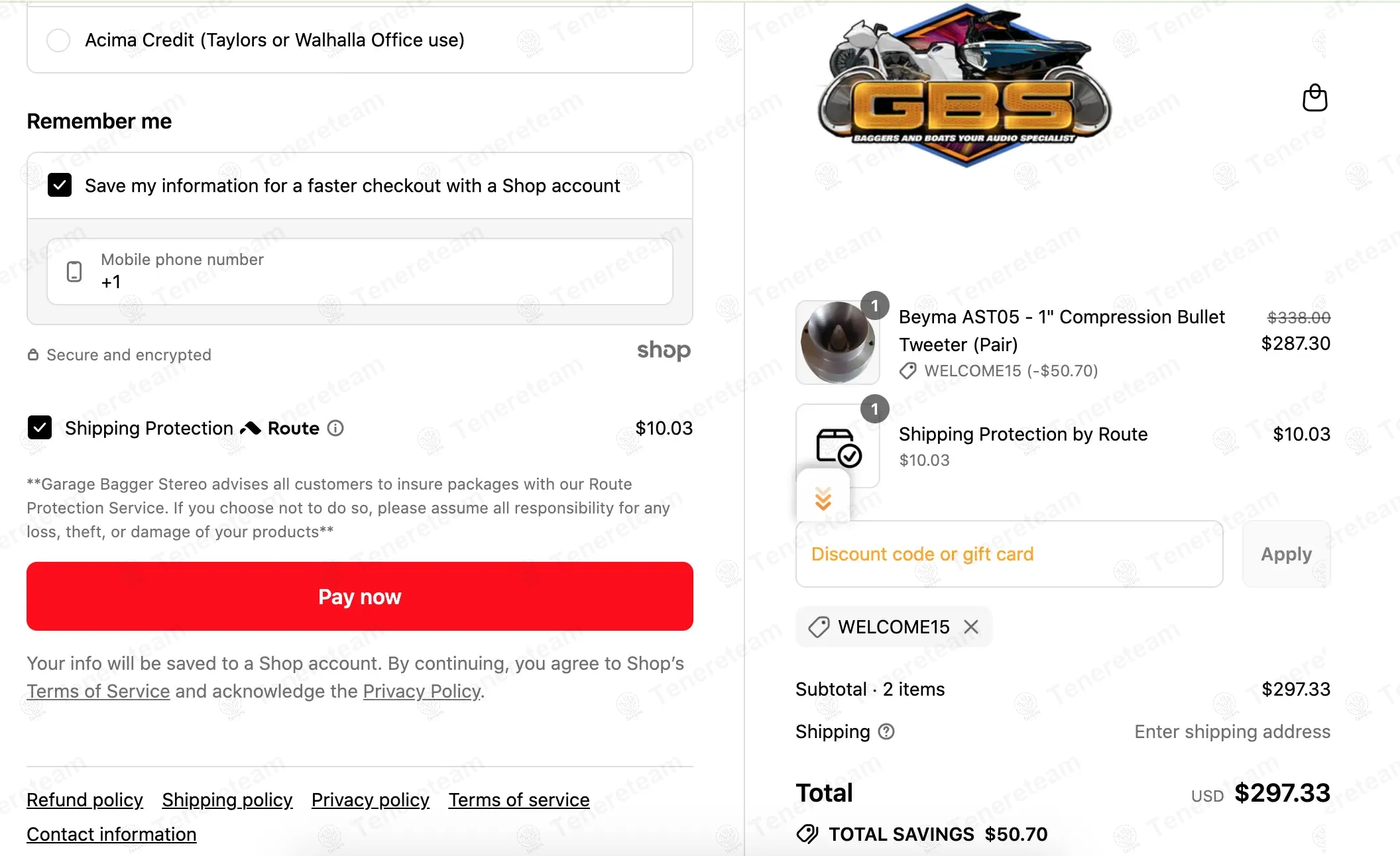 Garage Bagger Stereo coupon code: 15% off with WELCOME10. Tested and valid as 7 months ago.