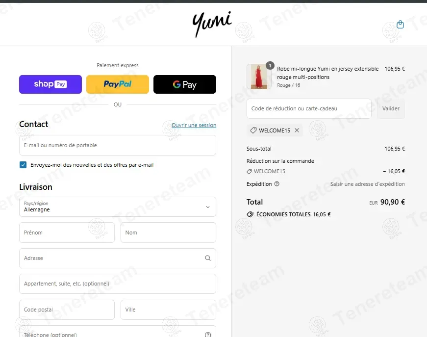 Yumi.co.uk FR coupon code: 15% off with WELCOME15. Tested and valid as 10 months ago.