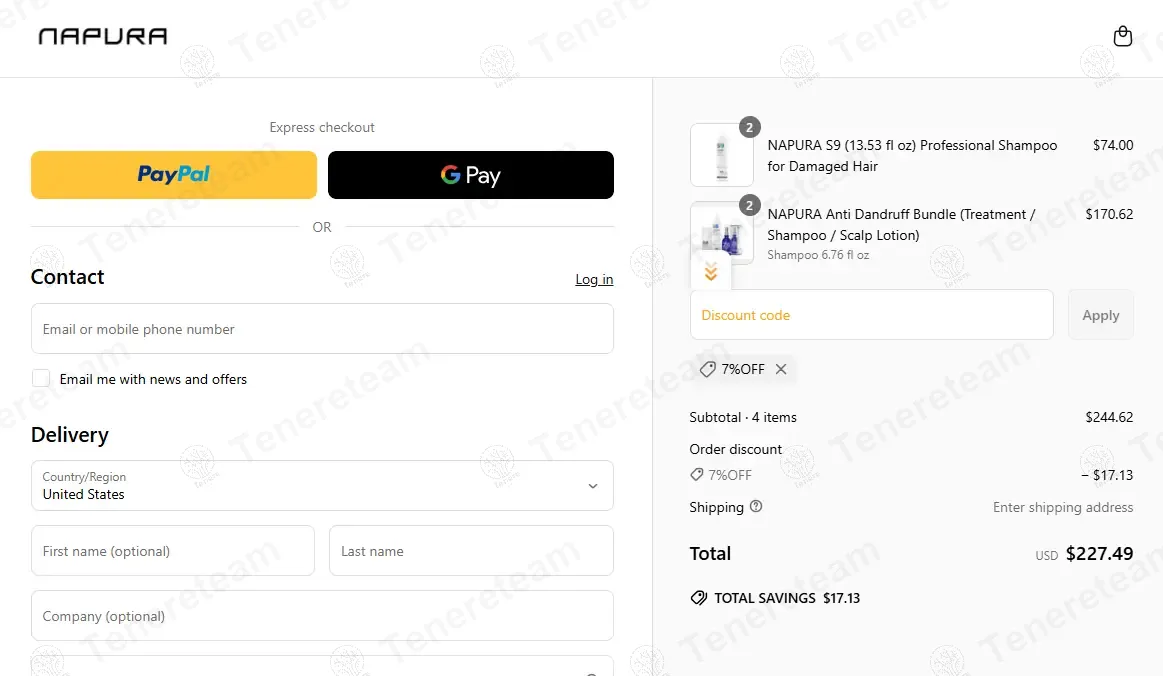 Napura Italy coupon code: 7% off with 7%OFF. Tested and valid as 1 year ago.