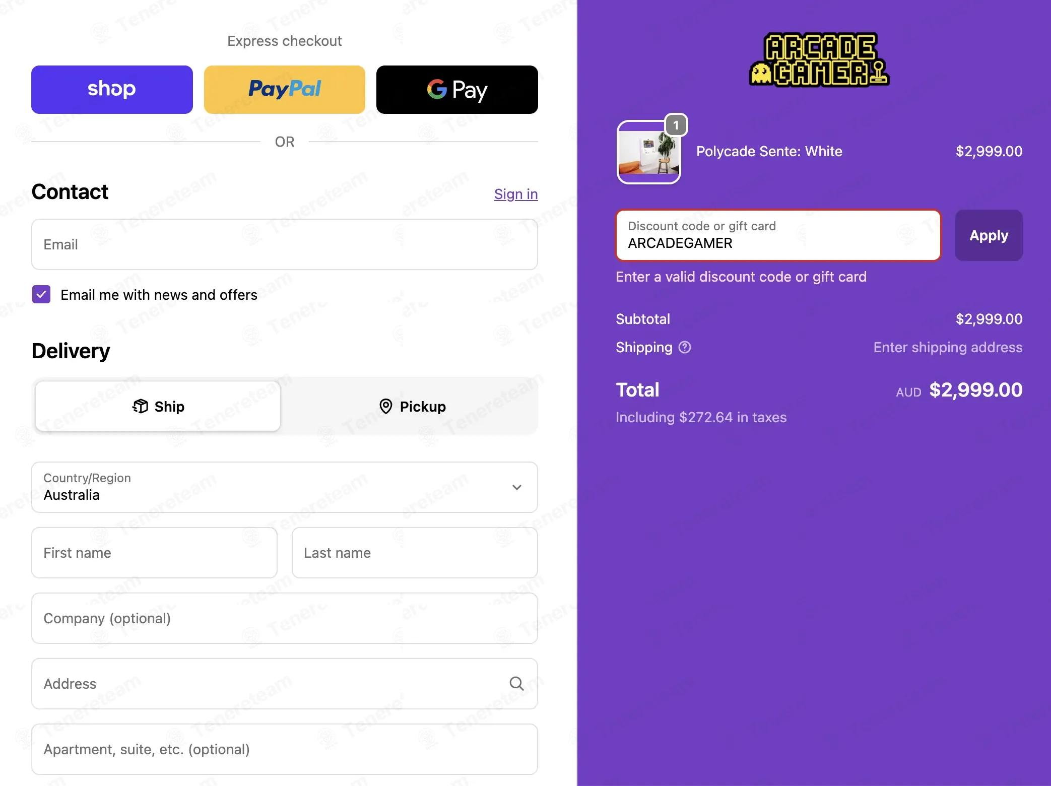 Arcade Gamer coupon code: 5% off with ARCADEGAMER. Tested and valid as 2 months ago.