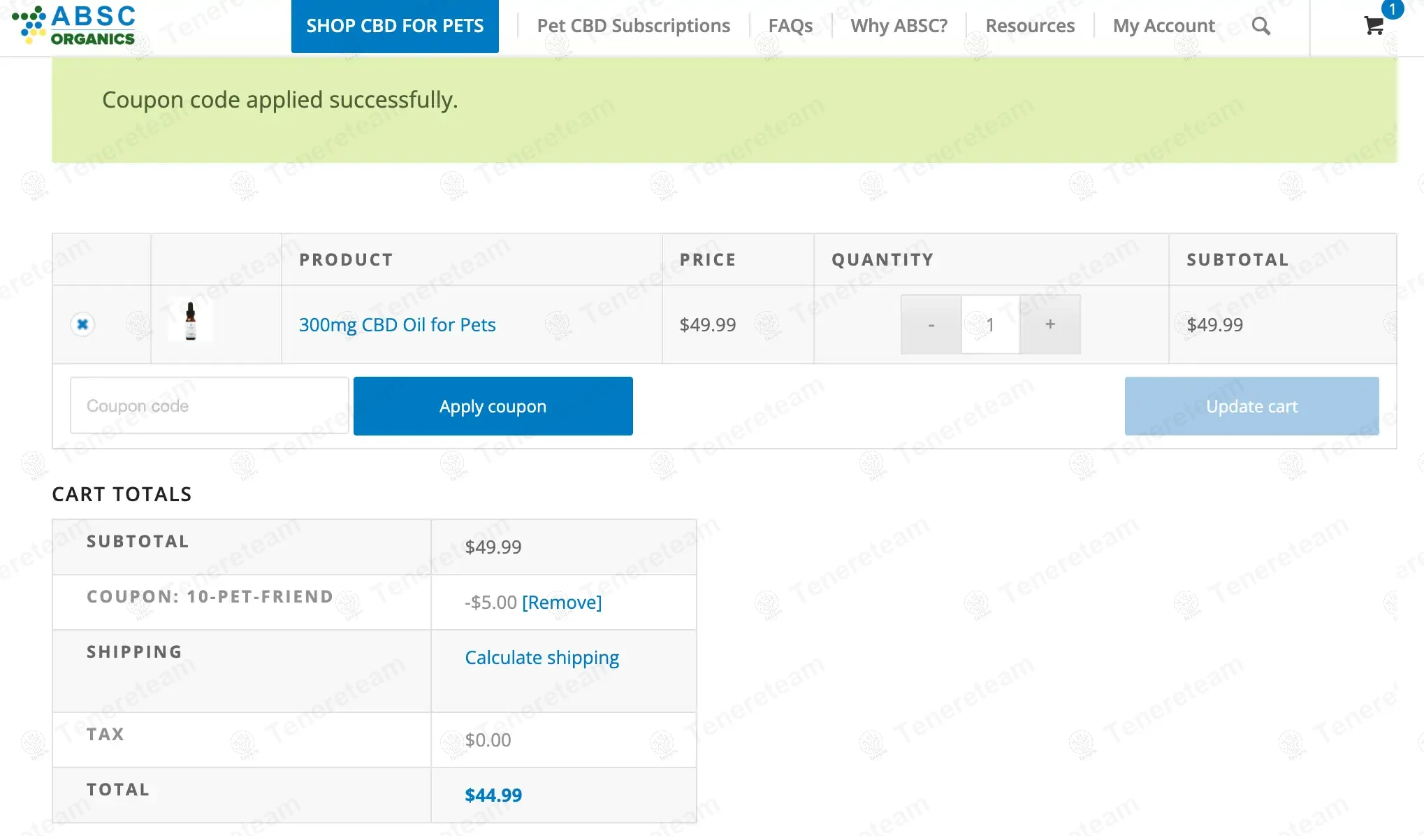 ABSC Organics coupon code: 10% off with 10-PET-FRIEND. Tested and valid as 8 months ago.