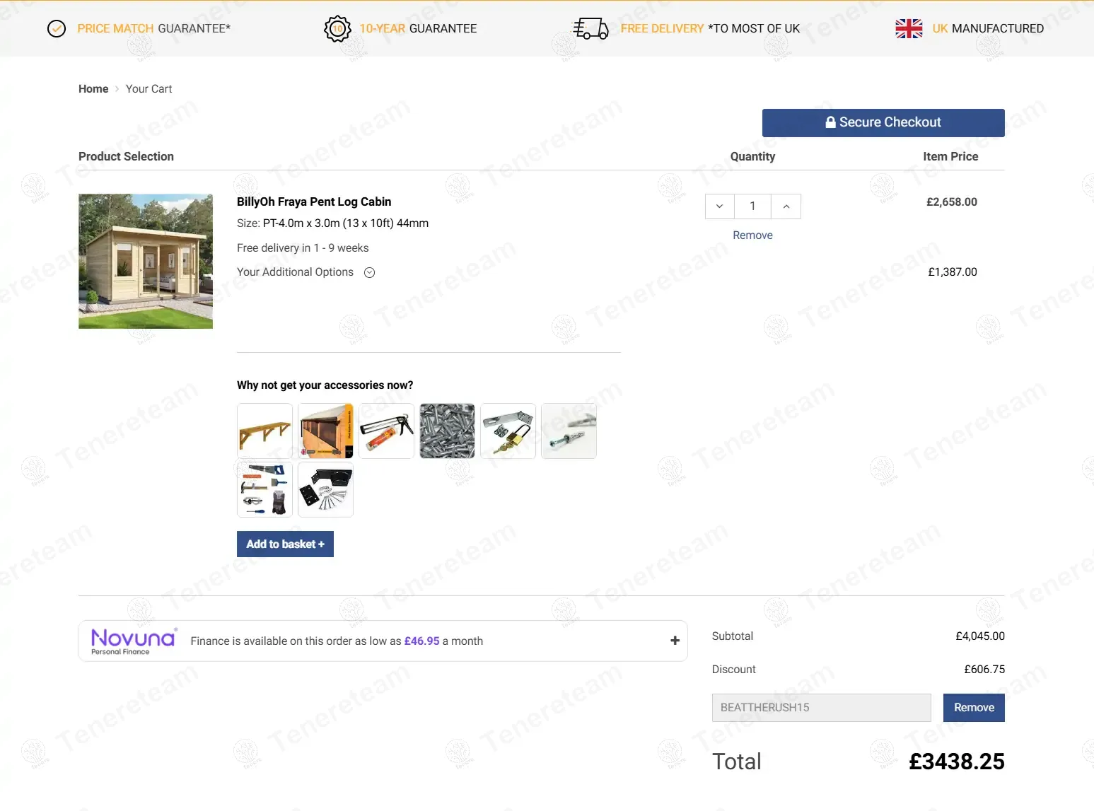 Garden Buildings Direct UK coupon code: 15% off with BEATTHERUSH15. Tested and valid as 1 year ago.