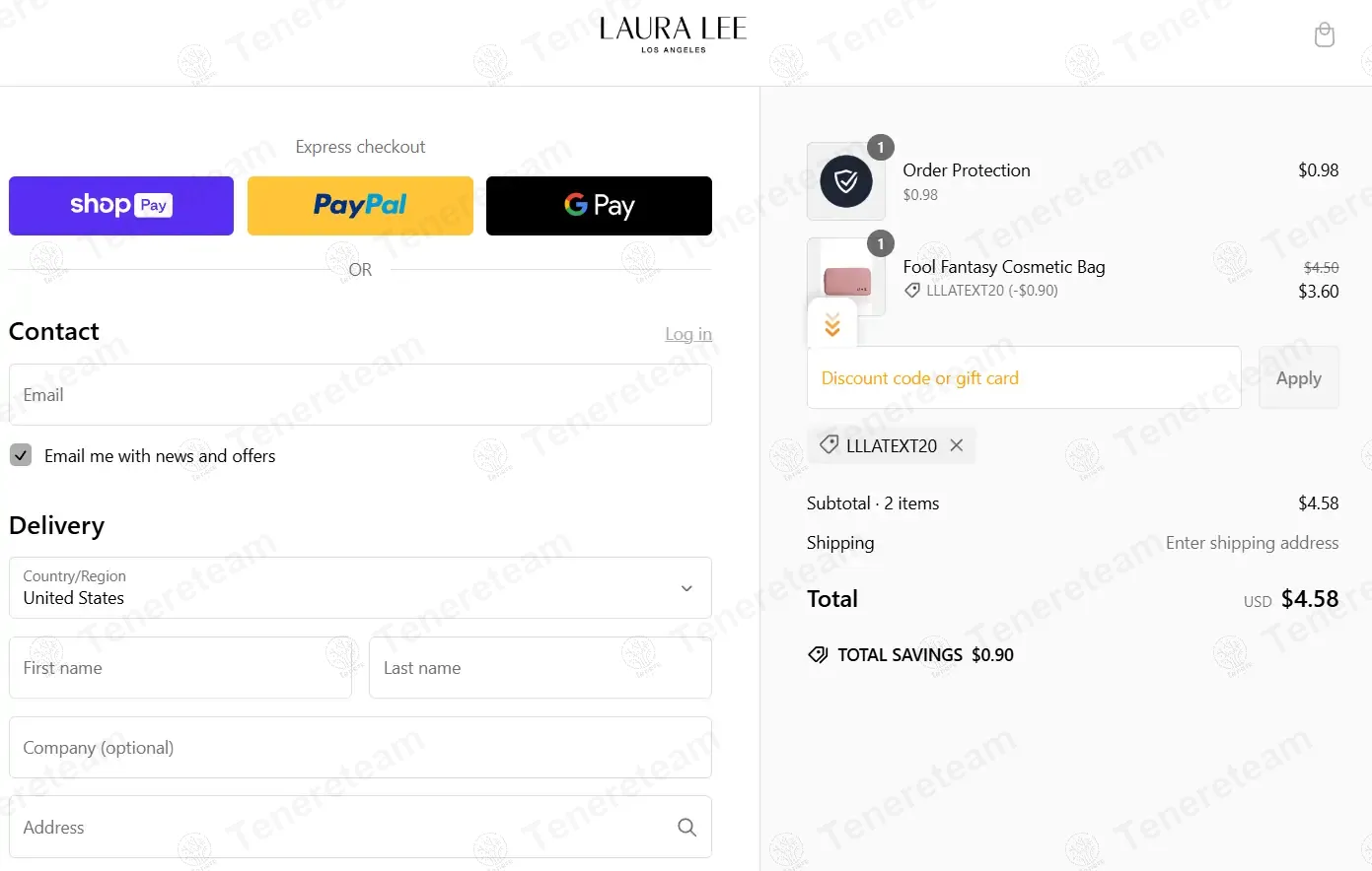Laura Lee Los Angeles coupon code: 20% off with LLLATEXT20. Tested and valid as 1 year ago.