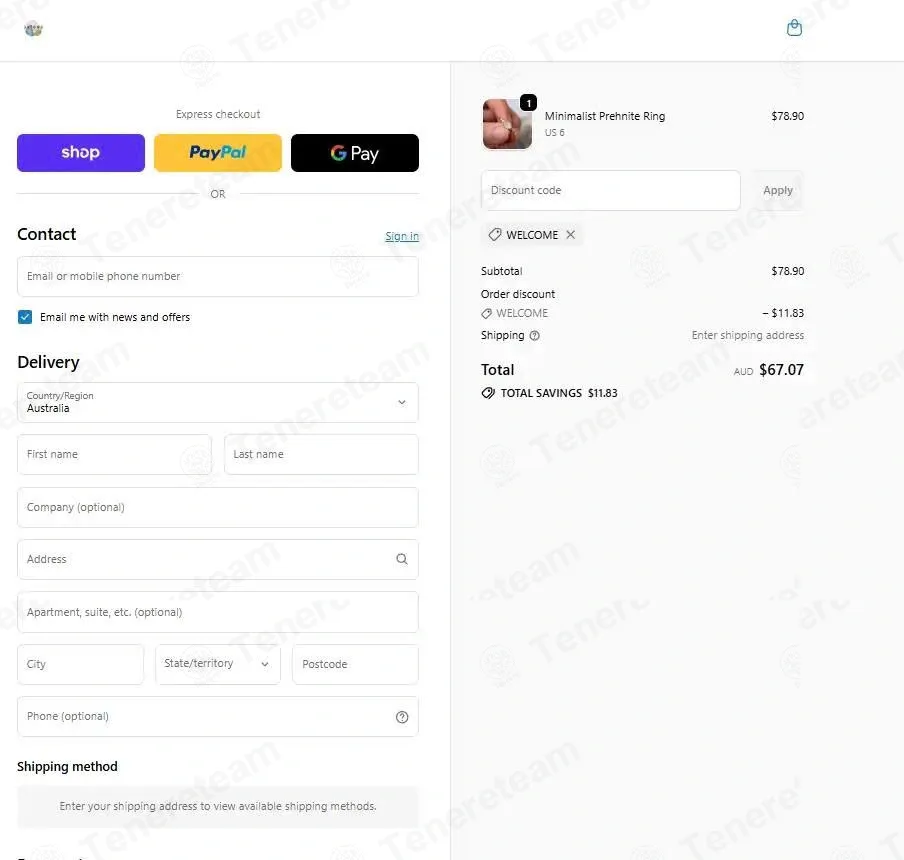 3AtomsJewel coupon code: 15% off with welcome. Tested and valid as 2 weeks ago.