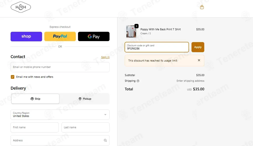Hue and Hem coupon code: 10% off with 9FGR62B6. Tested and valid as 4 months ago.