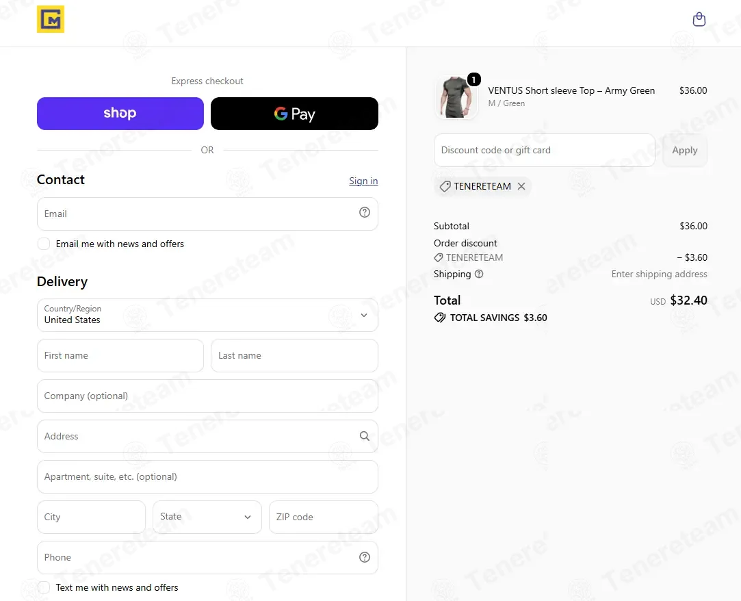 Guru Muscle coupon code: 10% off with TENERETEAM. Tested and valid as 1 week ago.