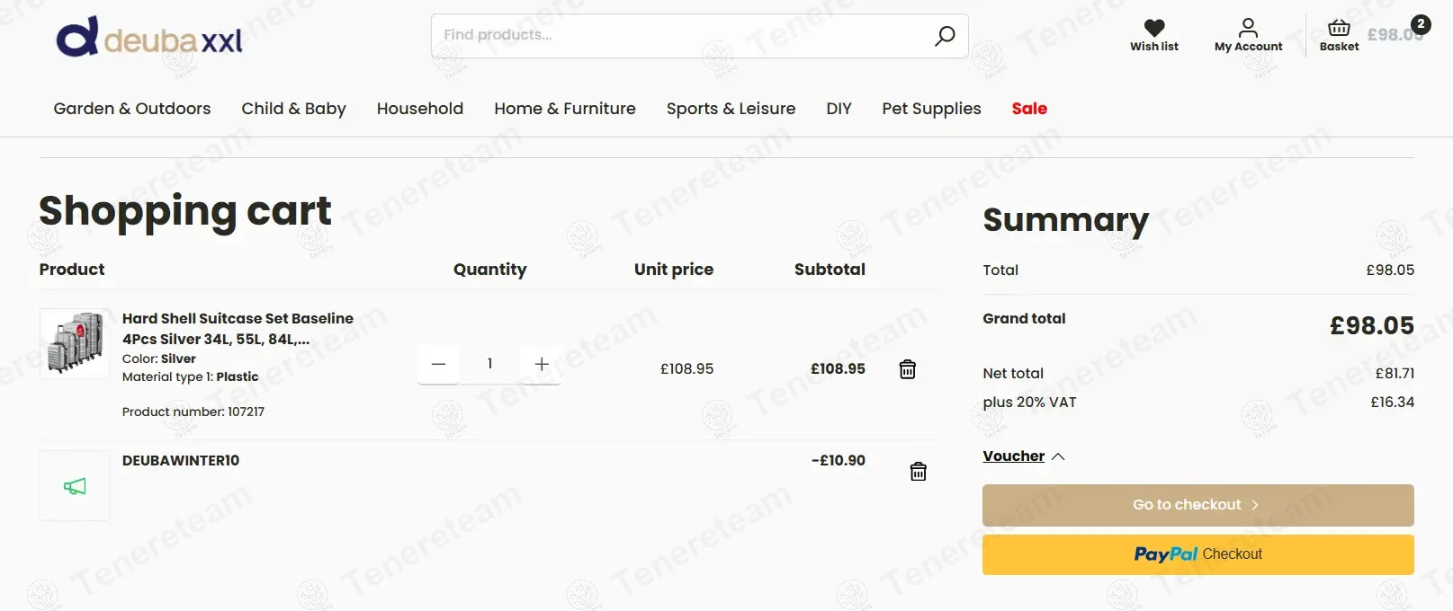 Deubaxxl UK coupon code: 10% off with DEUBAWINTER10. Tested and valid as 1 year ago.