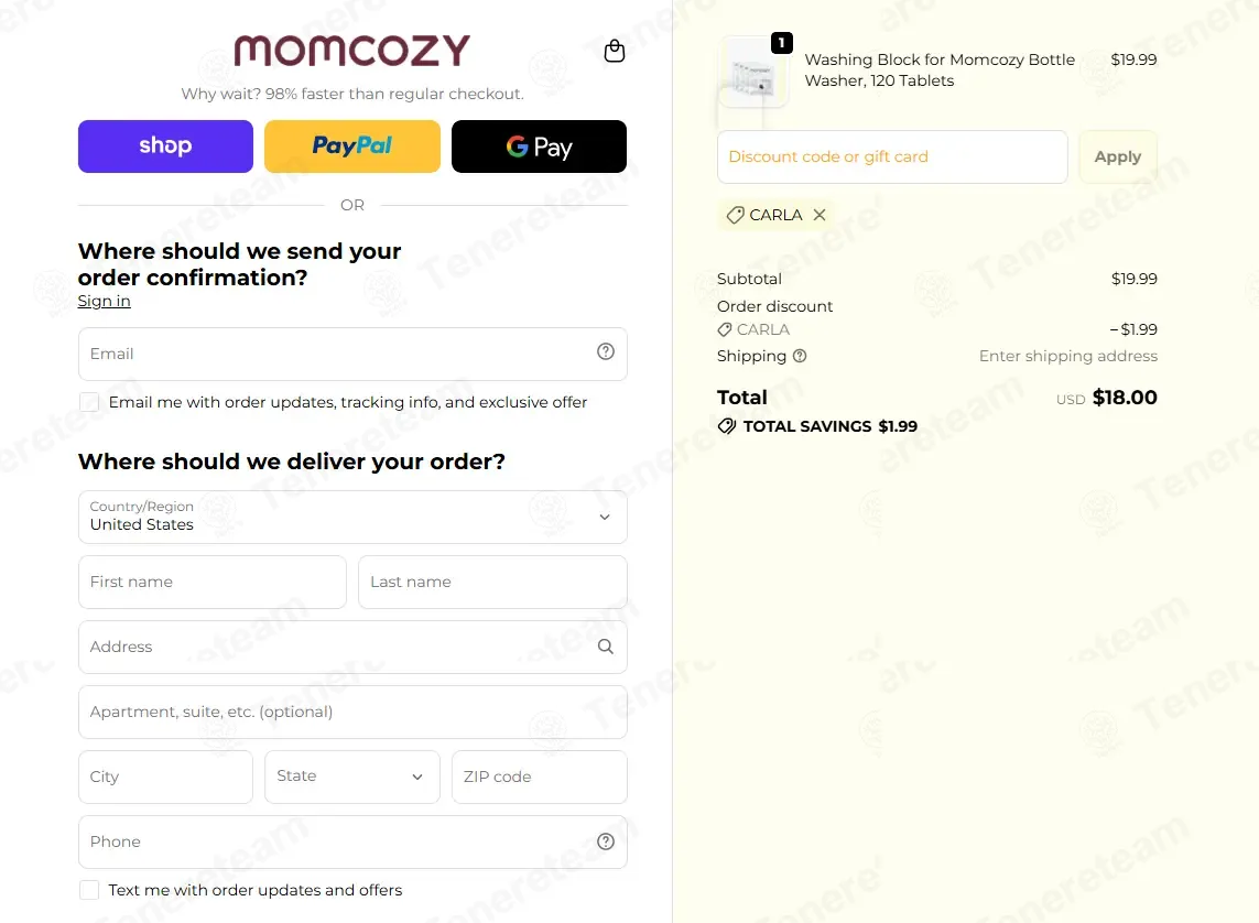 Momcozy coupon code: 10% off with CARLA. Tested and valid as 5 days ago.