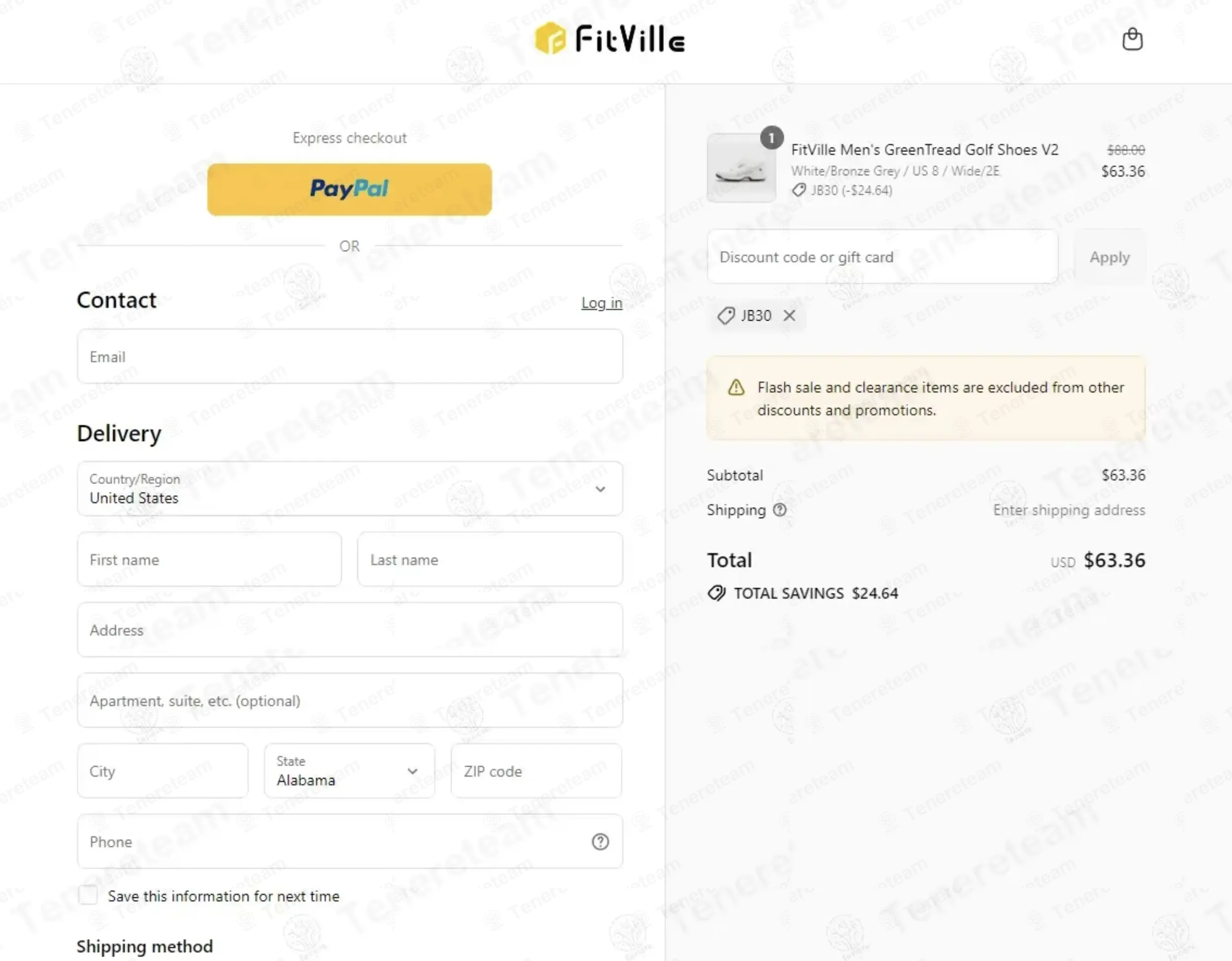 The FitVille coupon code: 30% off with JB30. Tested and valid as 5 months ago.
