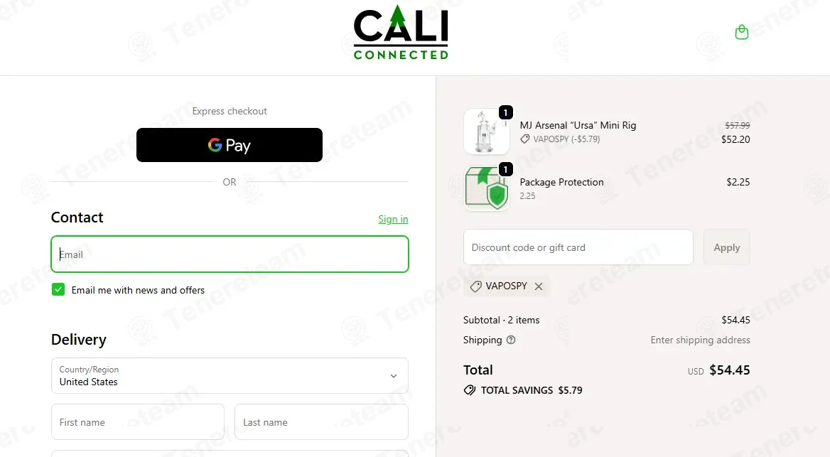 Caliconnected coupon code: 10% off with VAPOSPY. Tested and valid as 7 months ago.