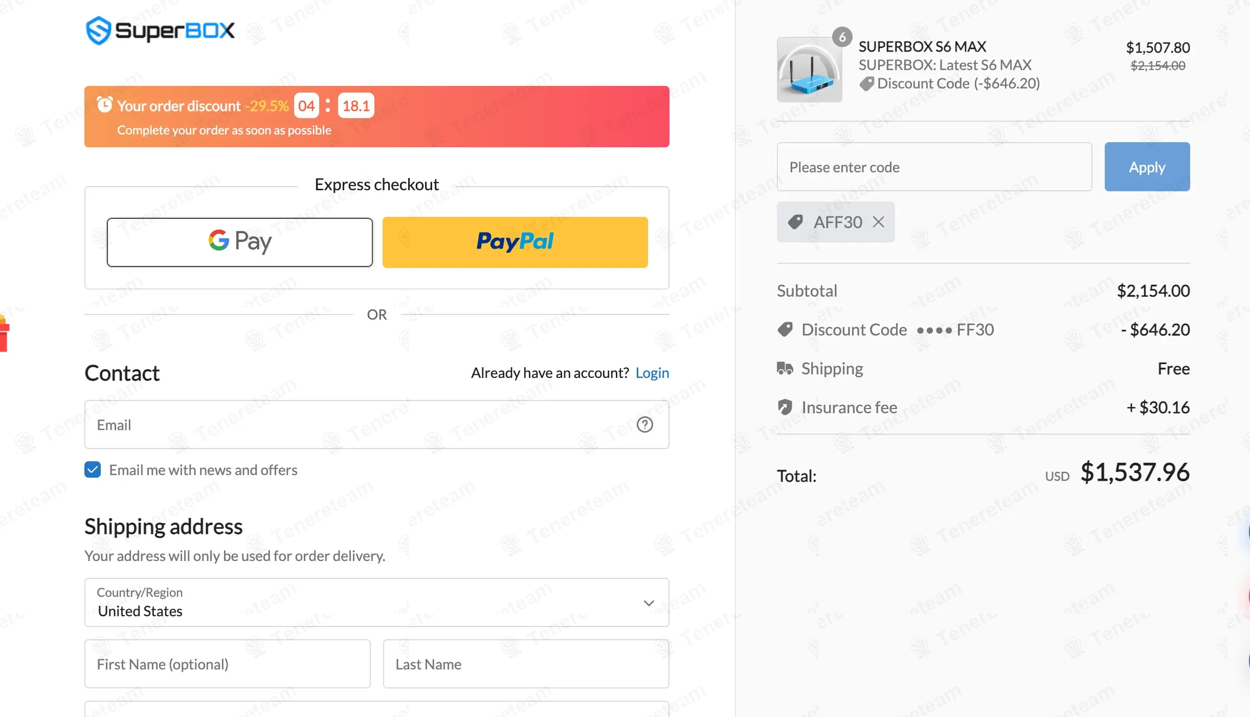 Superboxplus coupon code: 30% off with AFF30. Tested and valid as 1 year ago.