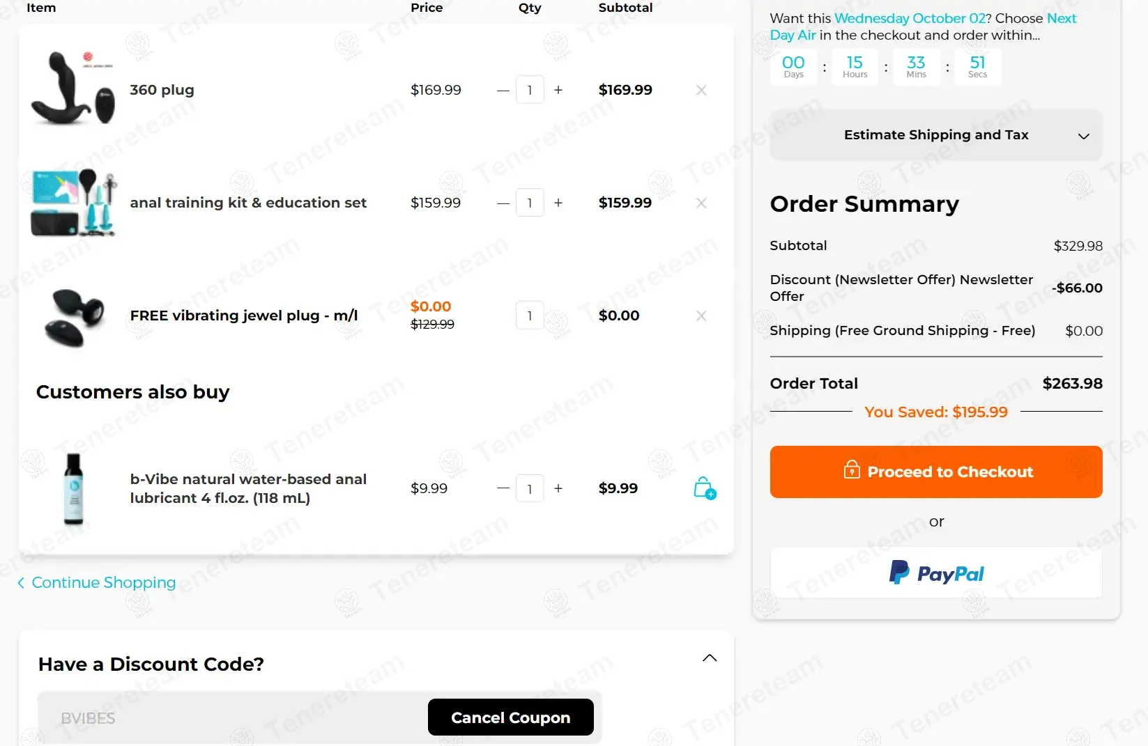 B Vibe coupon code: 20% off with BVIBES. Tested and valid as 1 year ago.