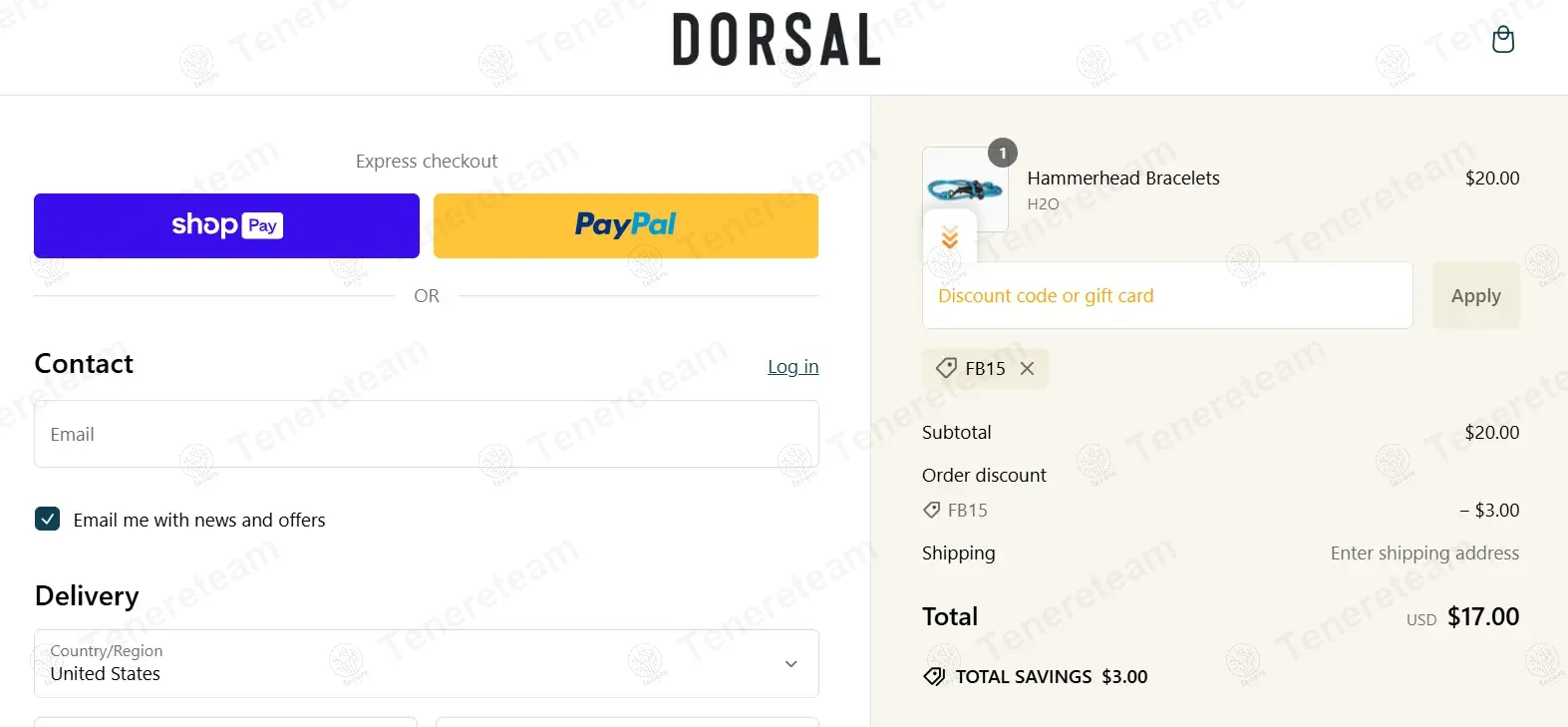 Dorsal Bracelets coupon code: 15% off with FB15. Tested and valid as 1 year ago.