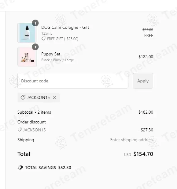 DOG by Dr Lisa US coupon code: 15% off with JACKSON15. Tested and valid as 1 year ago.