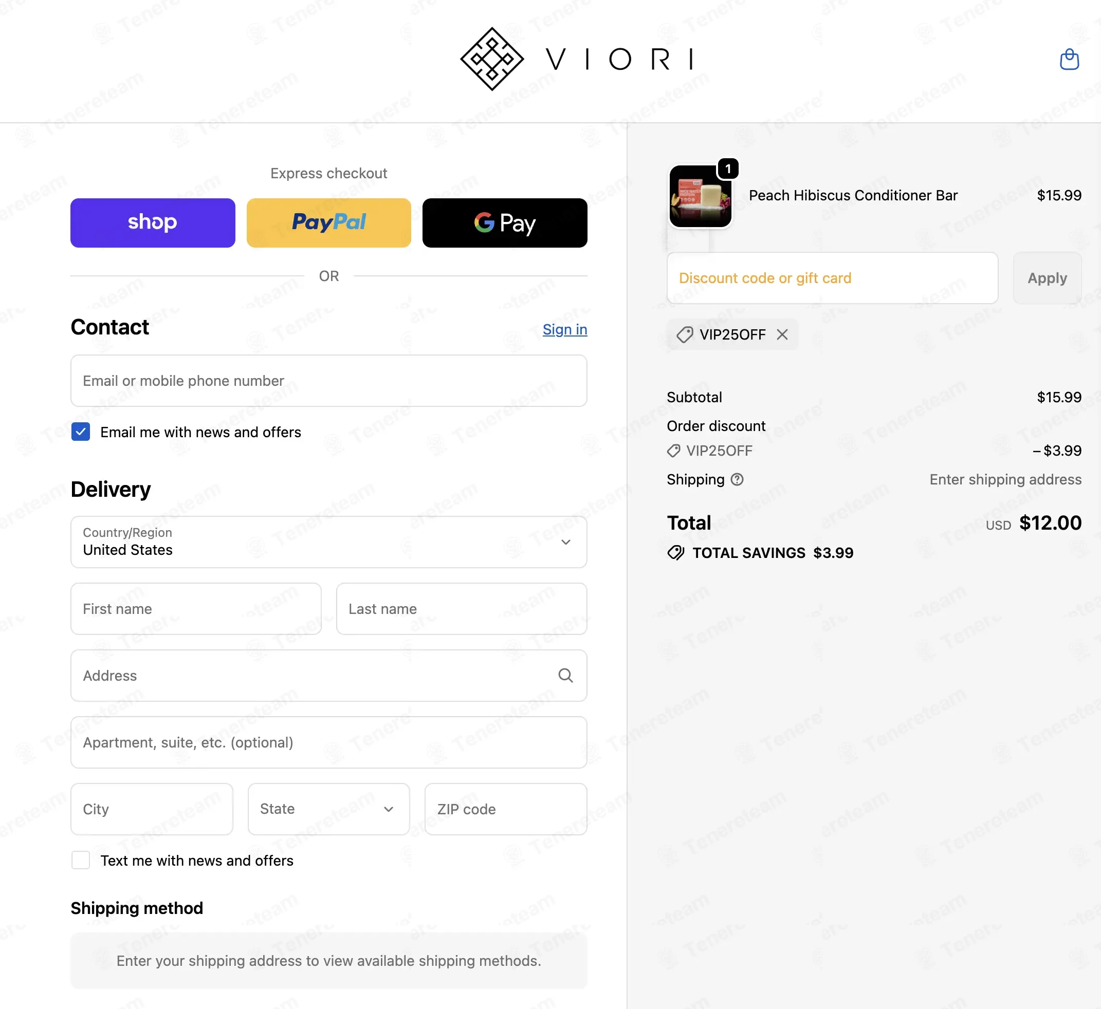 Viori coupon code: 25% off with VIP25OFF. Tested and valid as 1 month ago.