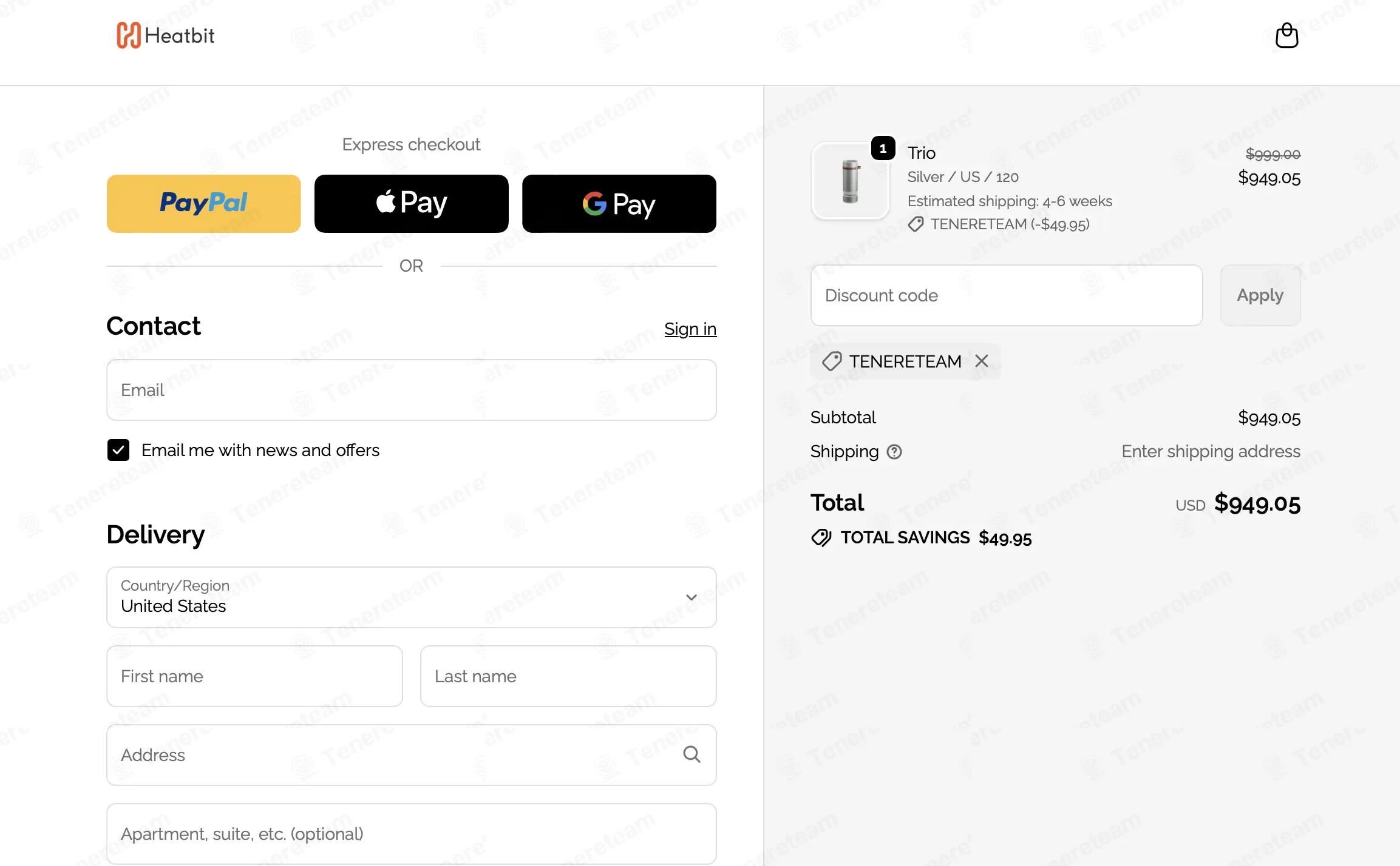 Heatbit coupon code: 5% off with TENERETEAM. Tested and valid as 2 months ago.