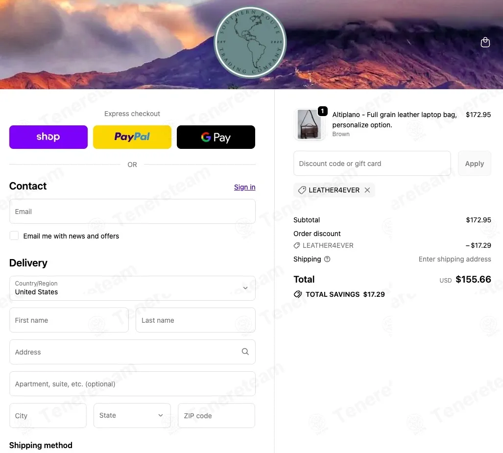 Southern Route Trading apply coupon code