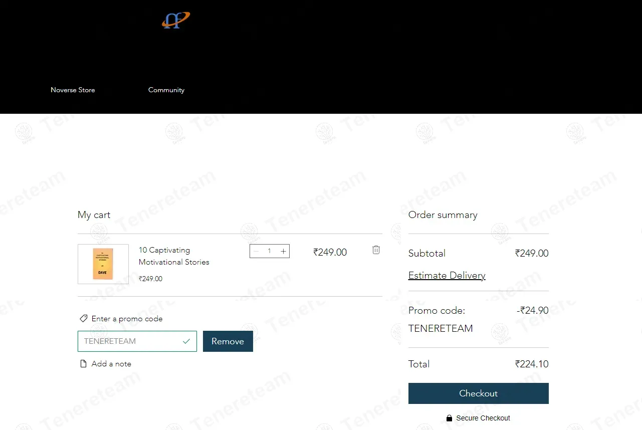 Noversefoundation apply coupon code