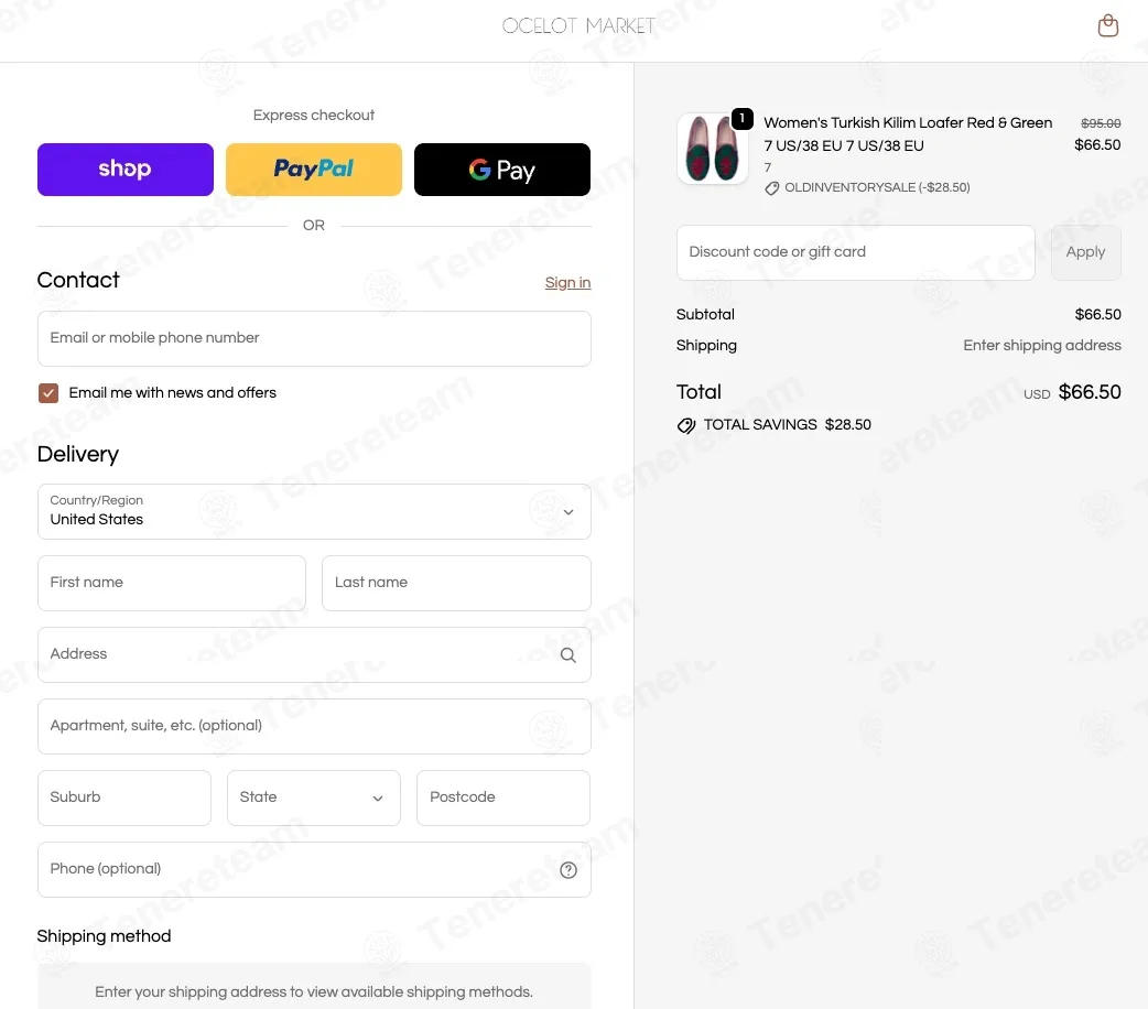 Ocelot Market coupon code: 30% off with OLDINVENTORYSALE. Tested and valid as 3 months ago.
