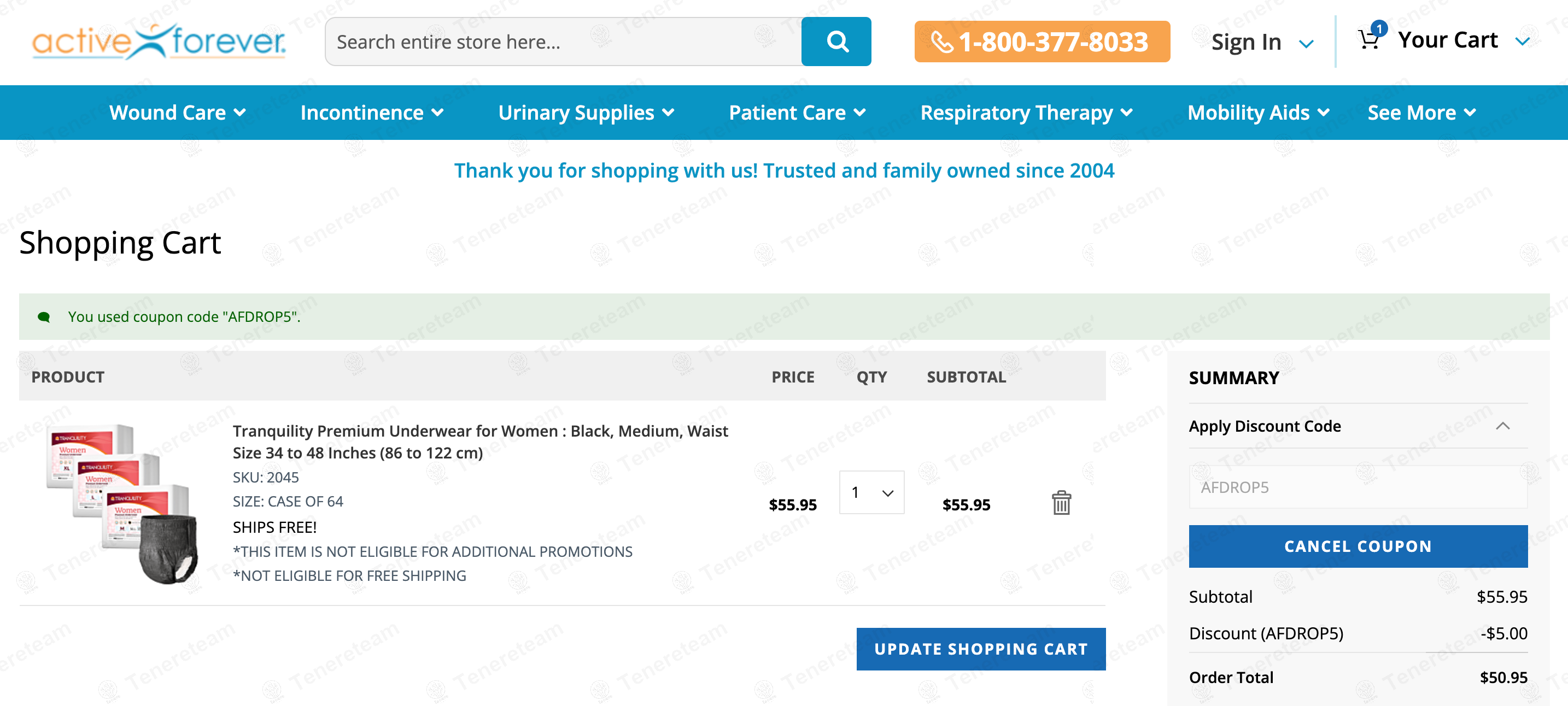 Active Forever coupon code: $5 off with AFDROP5. Tested and valid as 1 year ago.