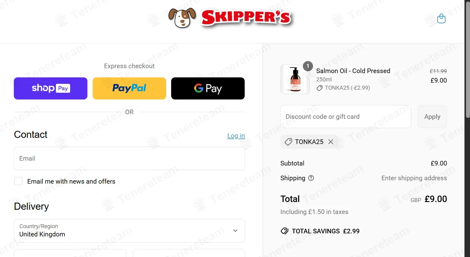 Skippers Pet Products coupon code: 25% off with TONKA25. Tested and valid as 1 year ago.