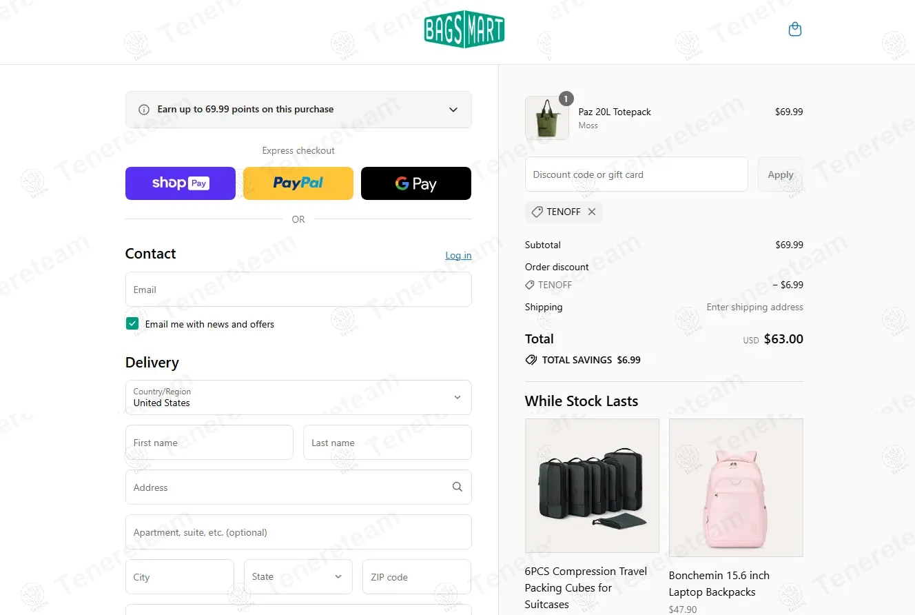 75% OFF BagSmart Coupon Codes - January 2026 Promo Codes