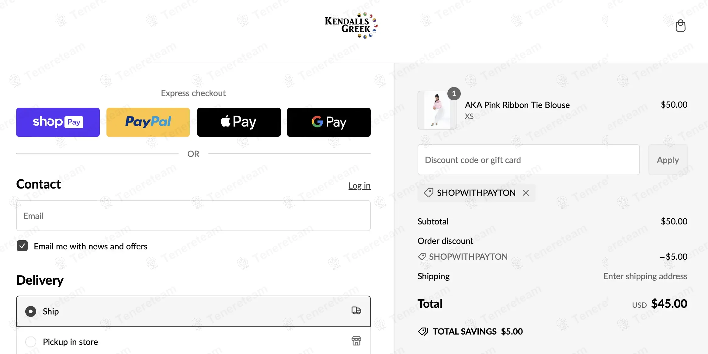 Kendalls Greek coupon code: 10% off with SHOPWITHPAYTON. Tested and valid as 1 year ago.
